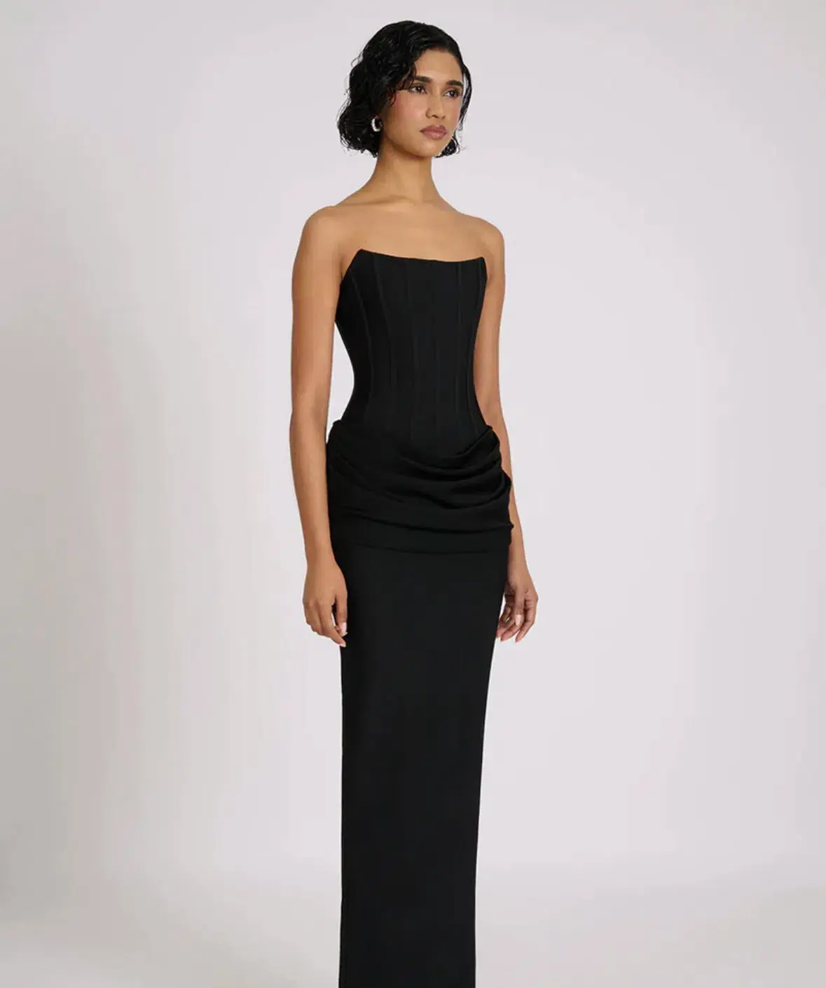 Eliya The Label Hilda Gown in Black Size XS/ AU6  - Image 2