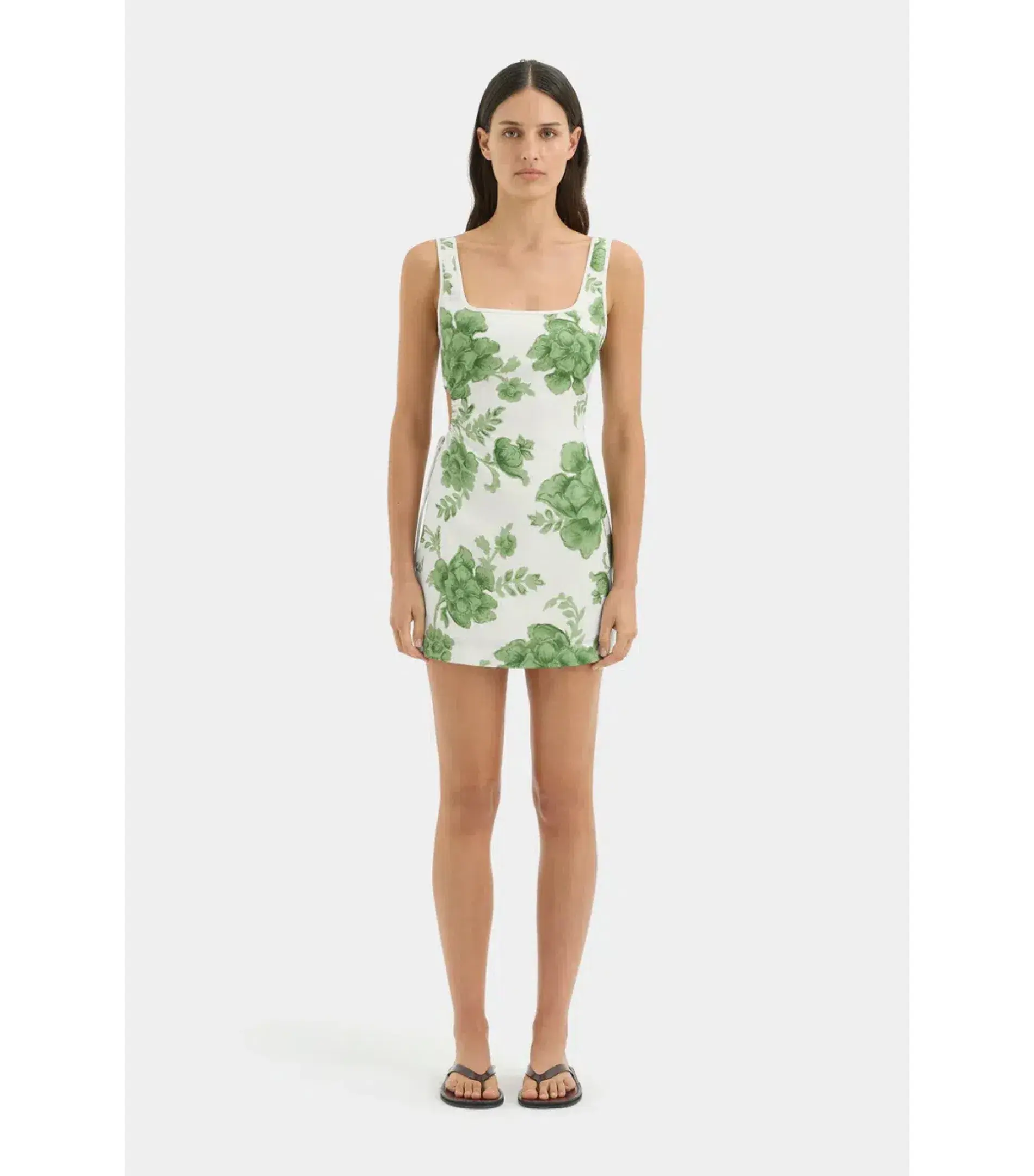 Sir The Label Gardella Cut Out Mini Dress Frisa Print Size 1 / AU 8 - Image 1