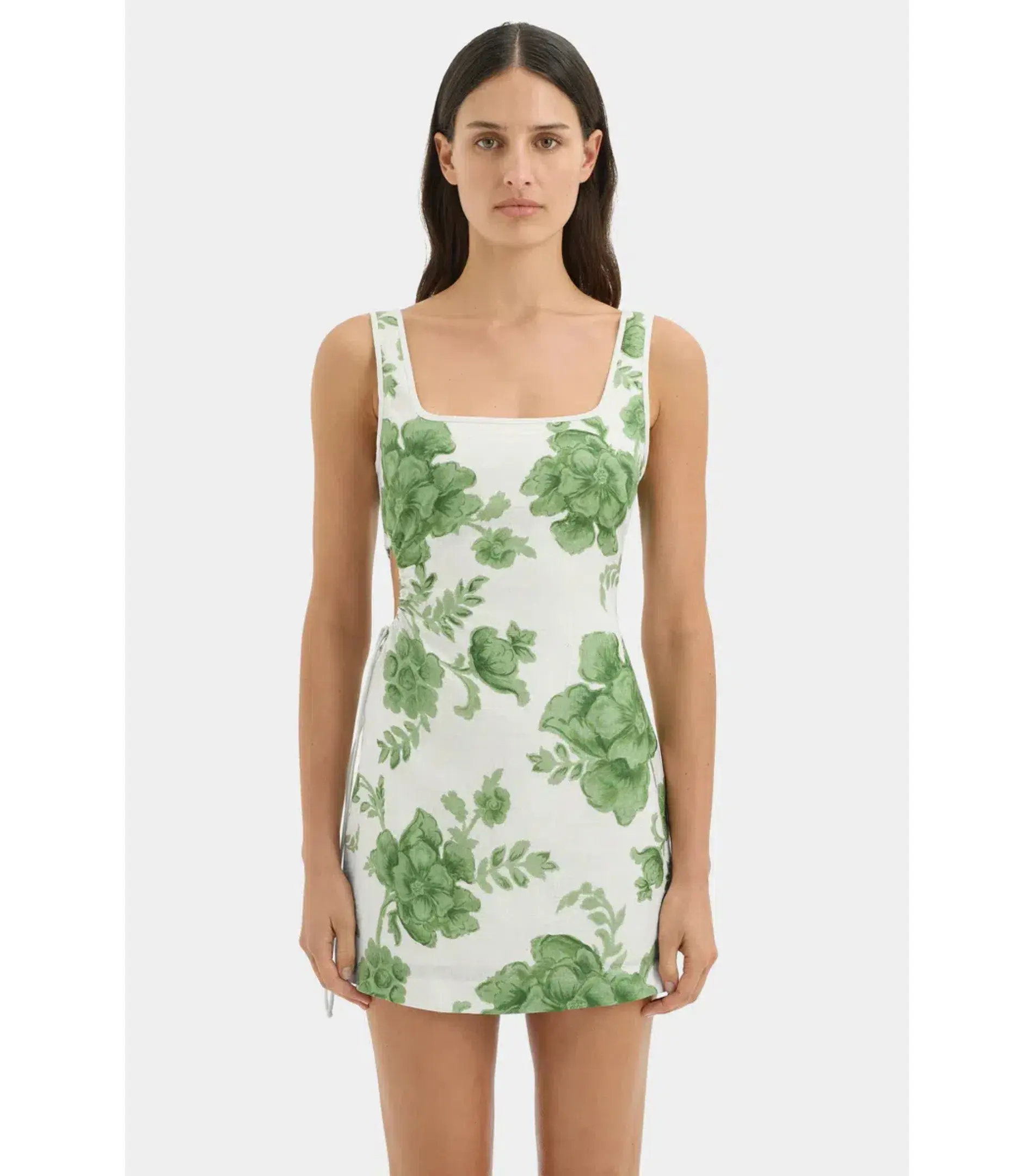 Sir The Label Gardella Cut Out Mini Dress Frisa Print Size 1 / AU 8 - Image 3