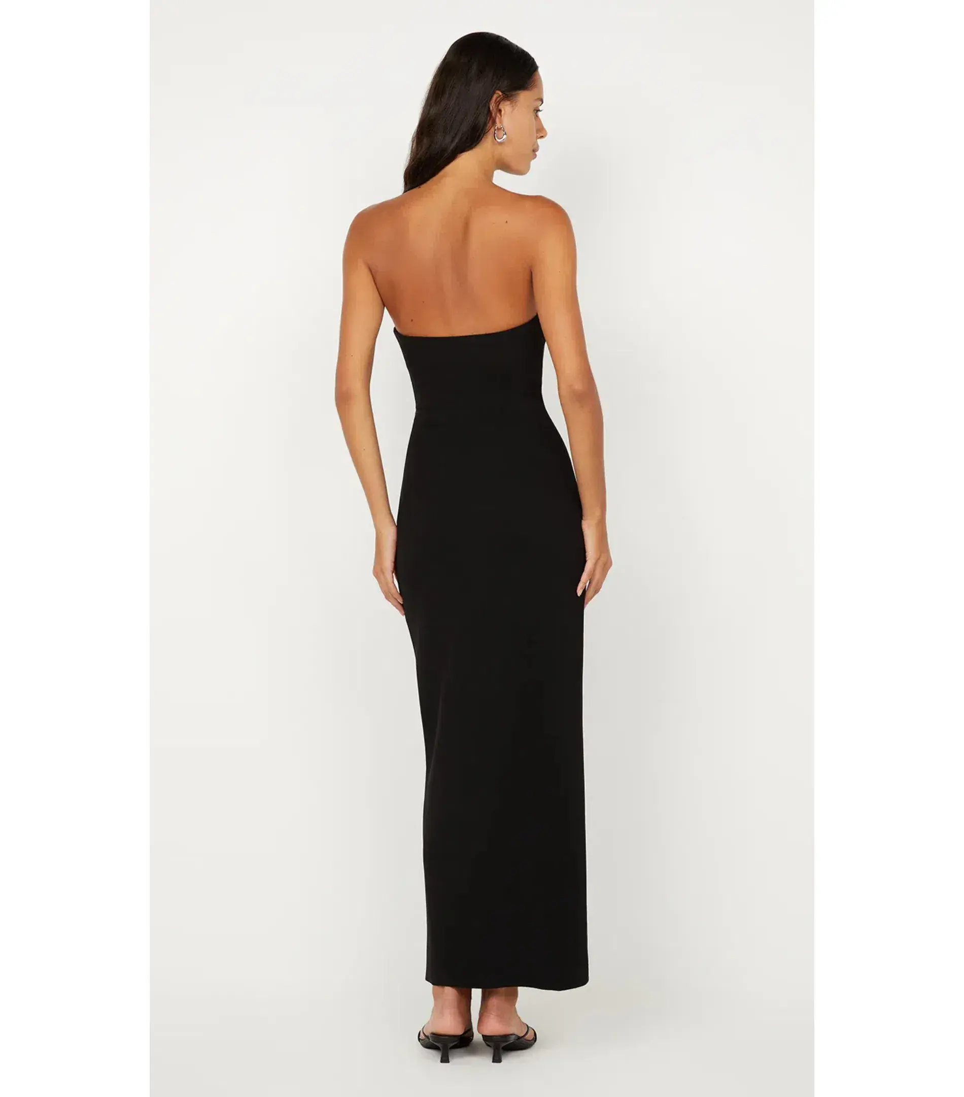Bec & Bridge Rafi Strapless Maxi Dress Black Size AU 8  - Image 2