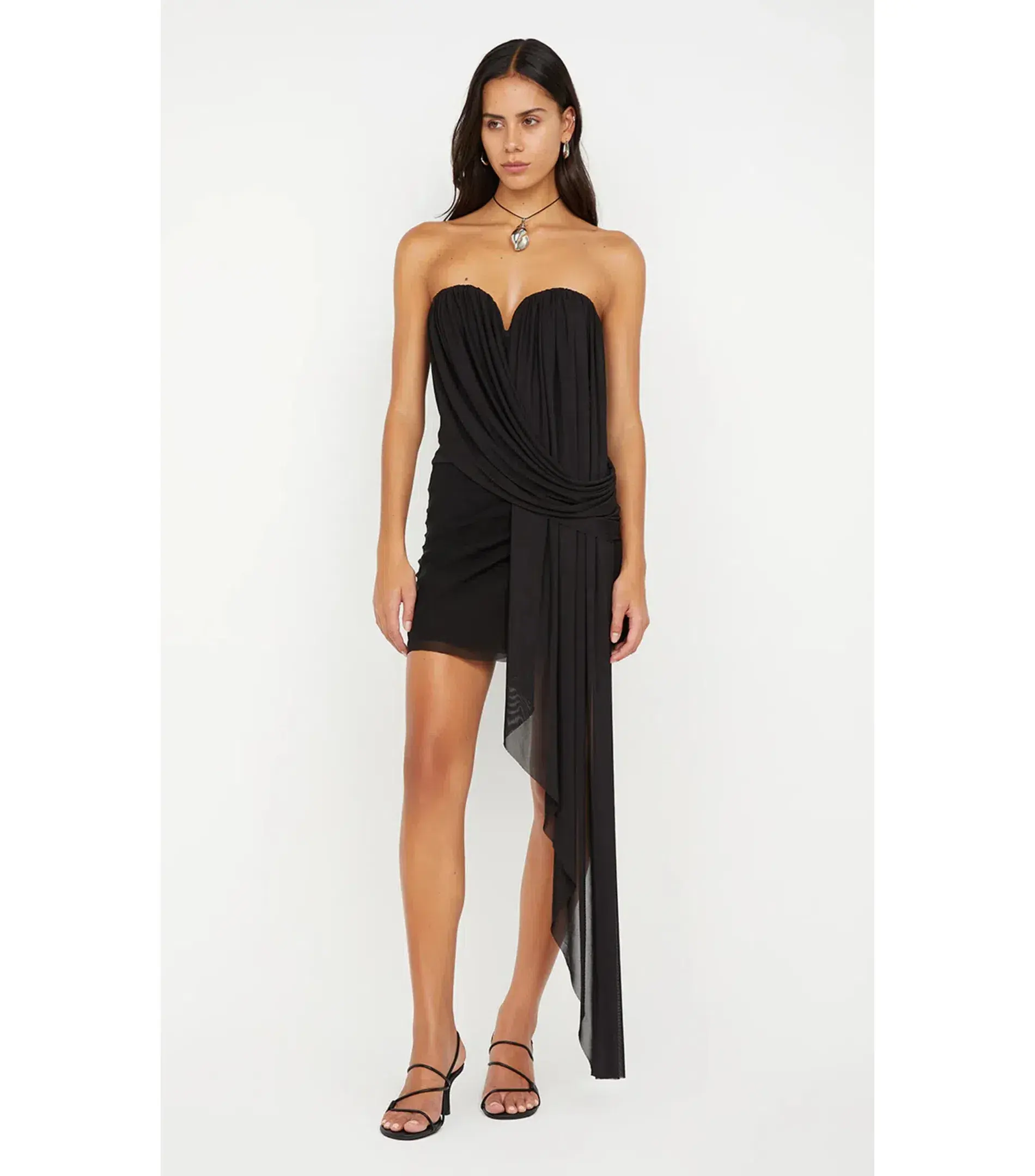 Bec & Bridge Danka Strapless Mini Dress Black Size AU 10 - Image 1