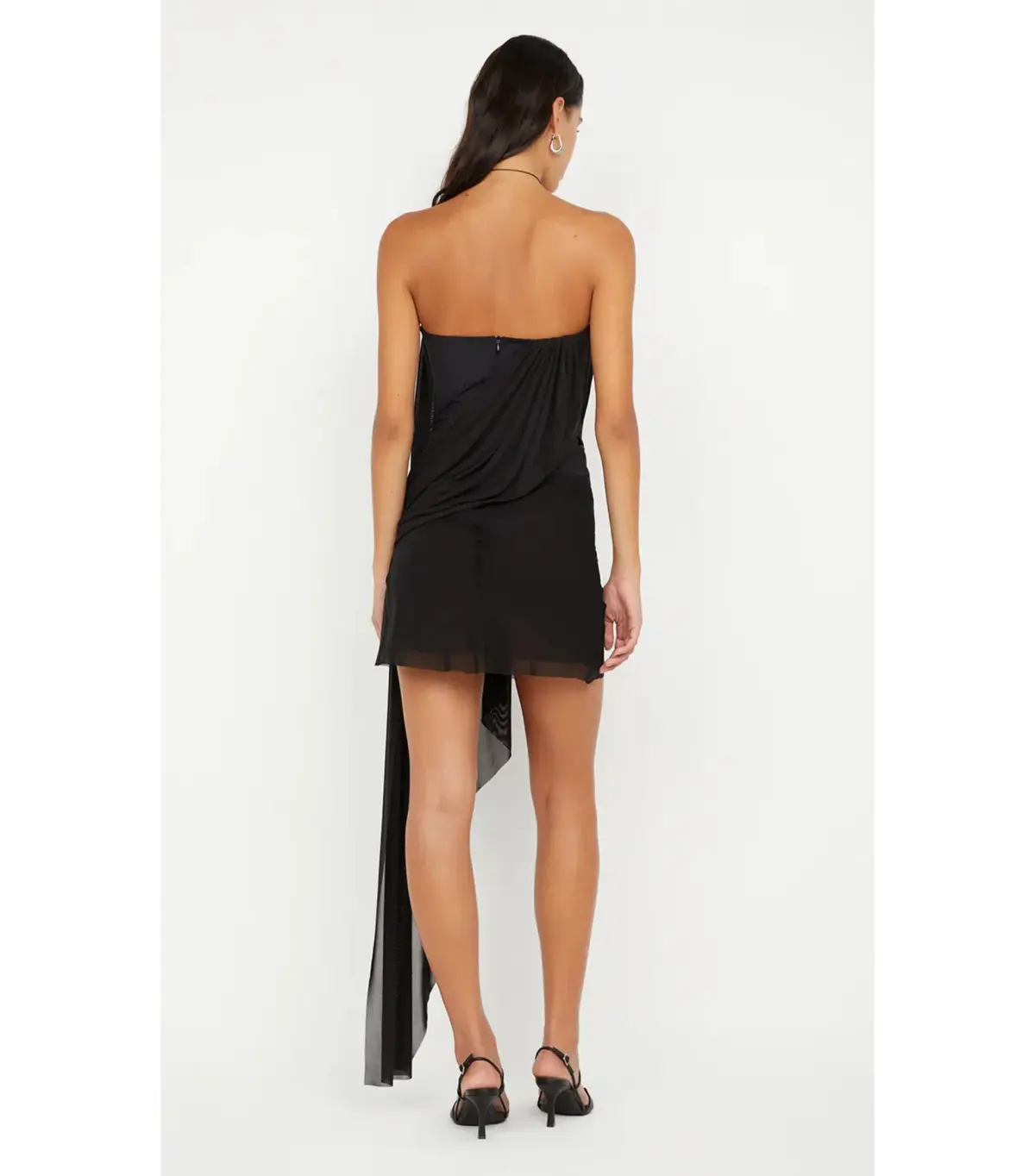 Bec & Bridge Danka Strapless Mini Dress Black Size AU 10 - Image 2