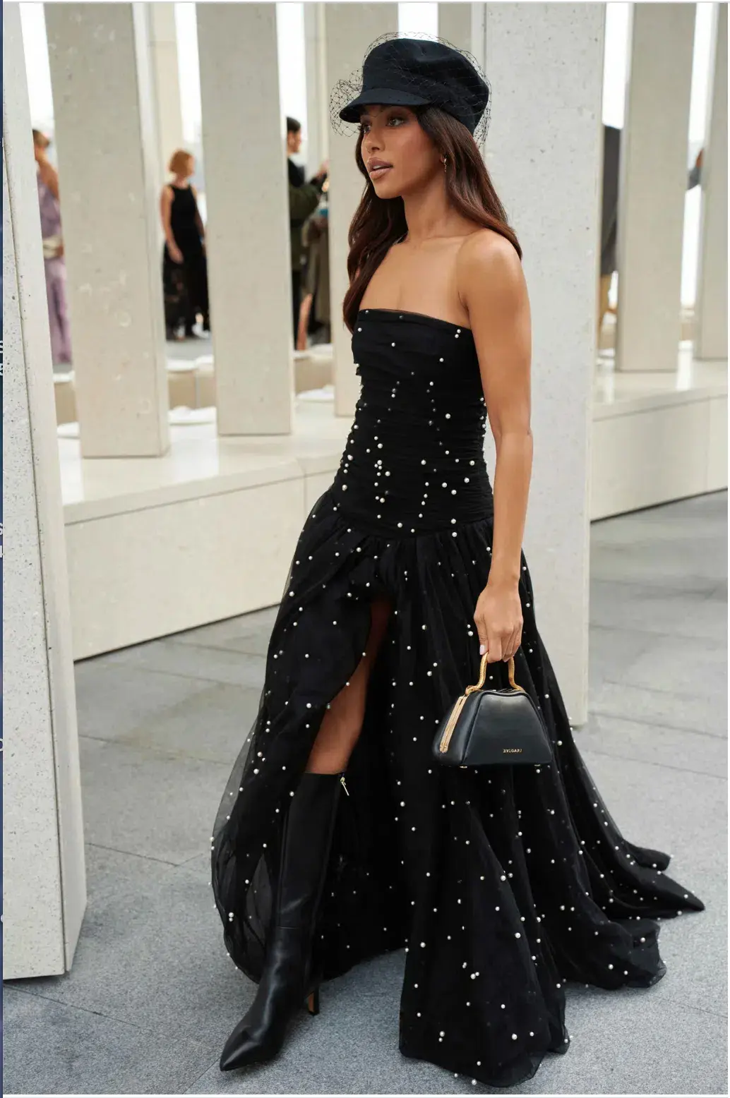 Aje Juniper Gown in Black Size L / AU 12 - Image 8
