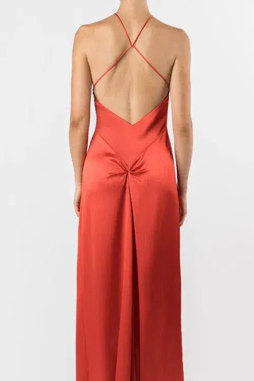 One Fell Swoop Yuki Maxi Dress Red Size AU 8 - Image 3