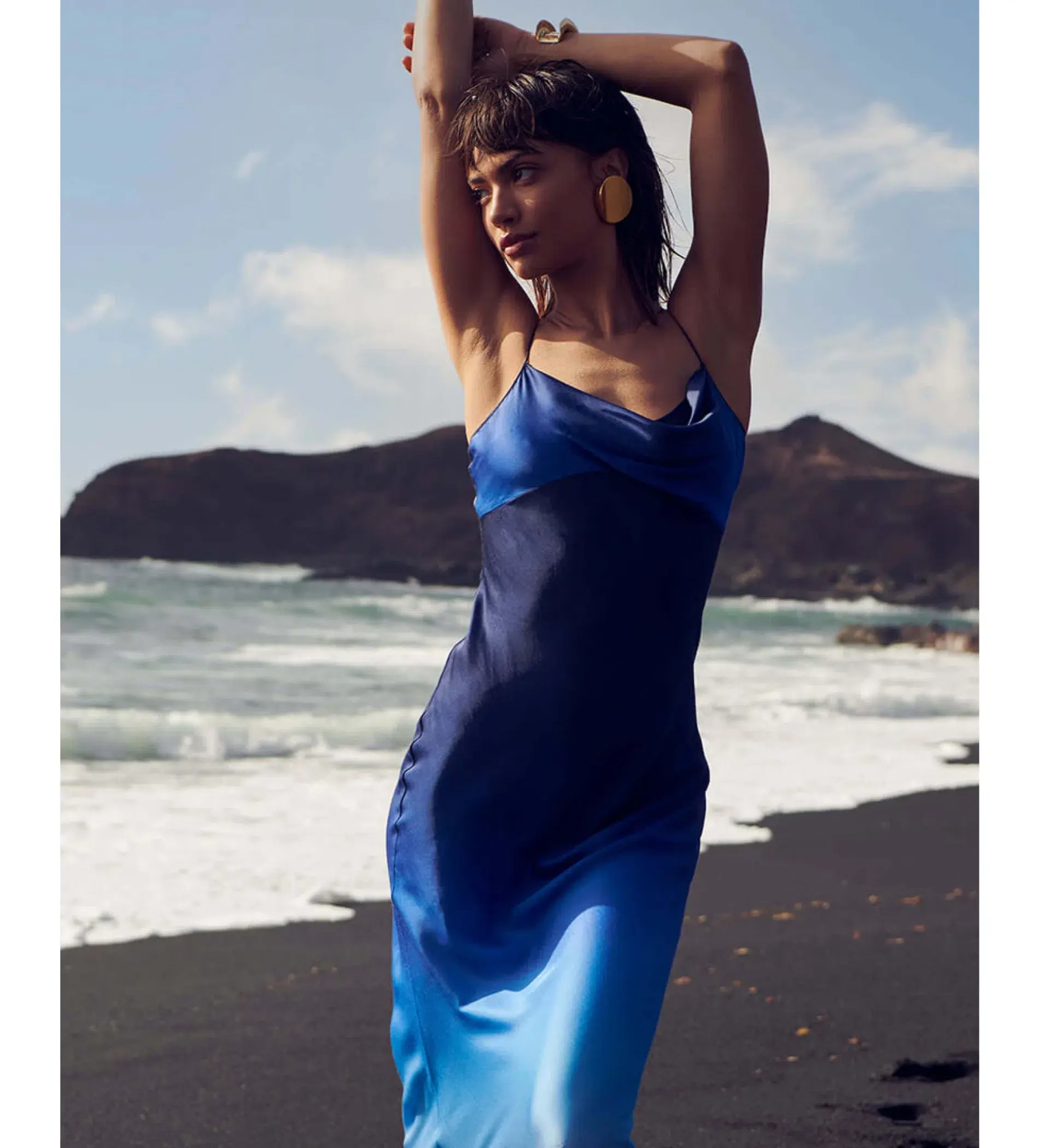 Rat & Boa Beliza Maxi Slip Dress Blue  Size XS / Au 6-8 - Image 1