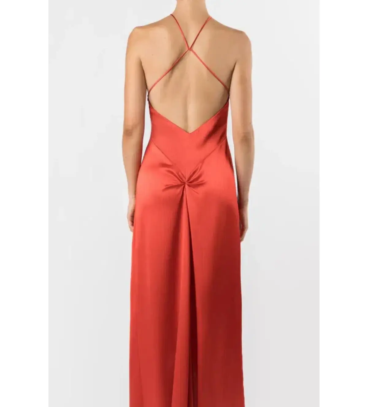 One Fell Swoop Yuki Maxi Dress Tori Satin Size 10 - Image 3