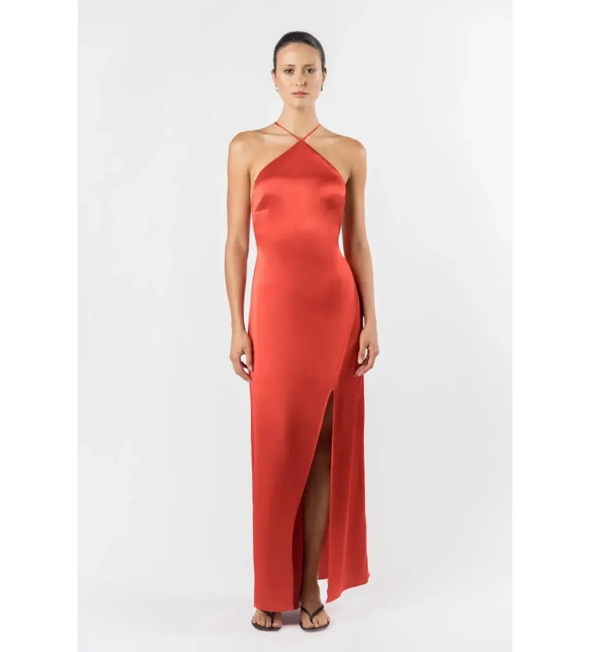 One Fell Swoop Yuki Maxi Dress Tori Satin Size 10 - Image 1