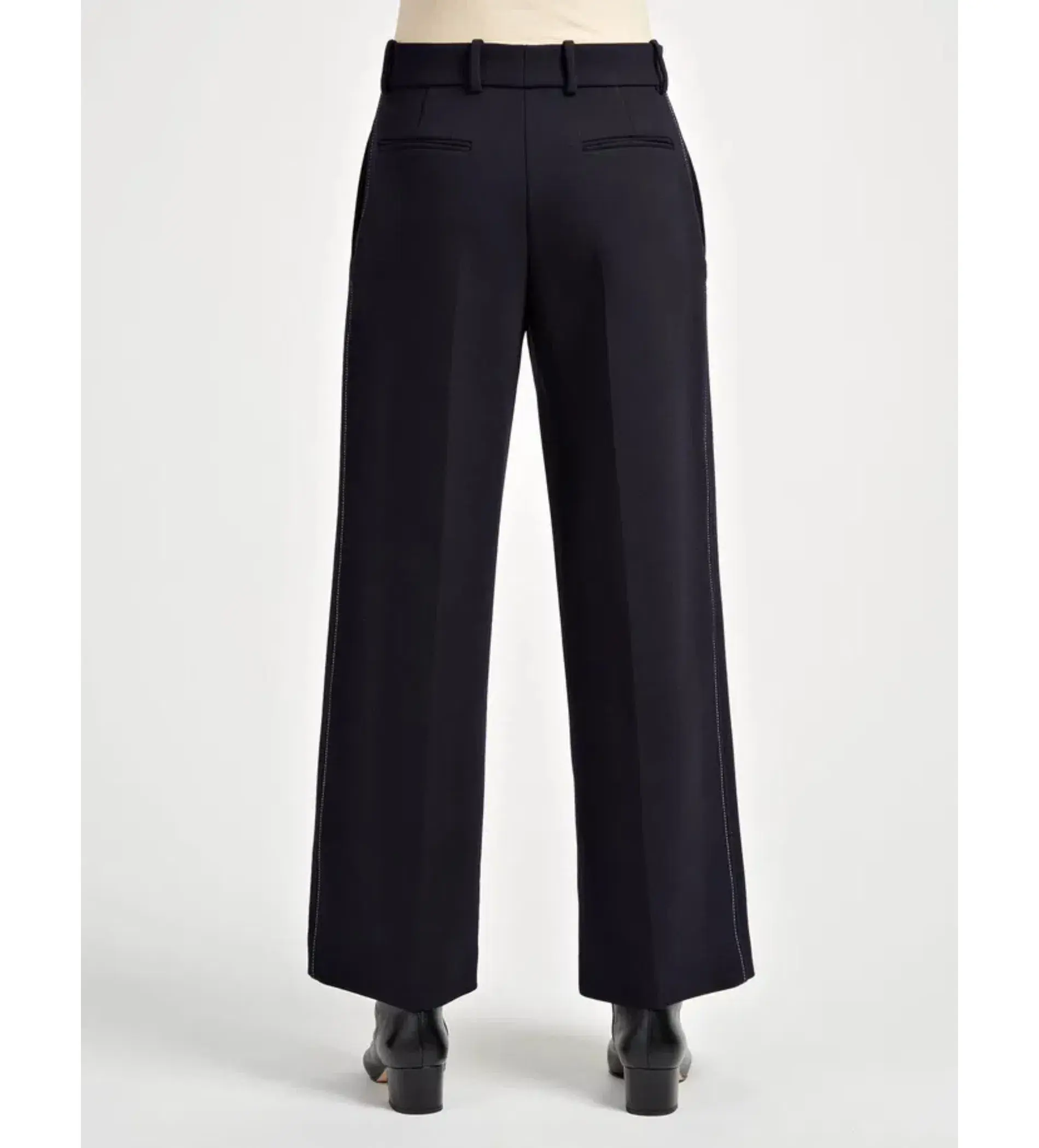 Joseph Bi-Stretch Ferrandi Crop Trousers Size AU 8 - Image 3
