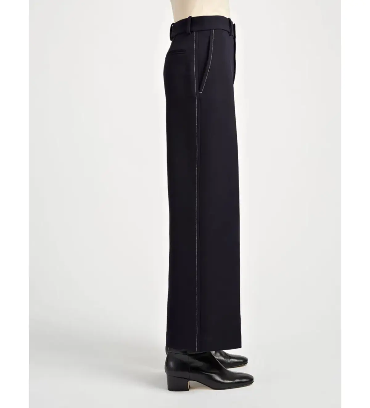 Joseph Bi-Stretch Ferrandi Crop Trousers Size AU 8 - Image 2