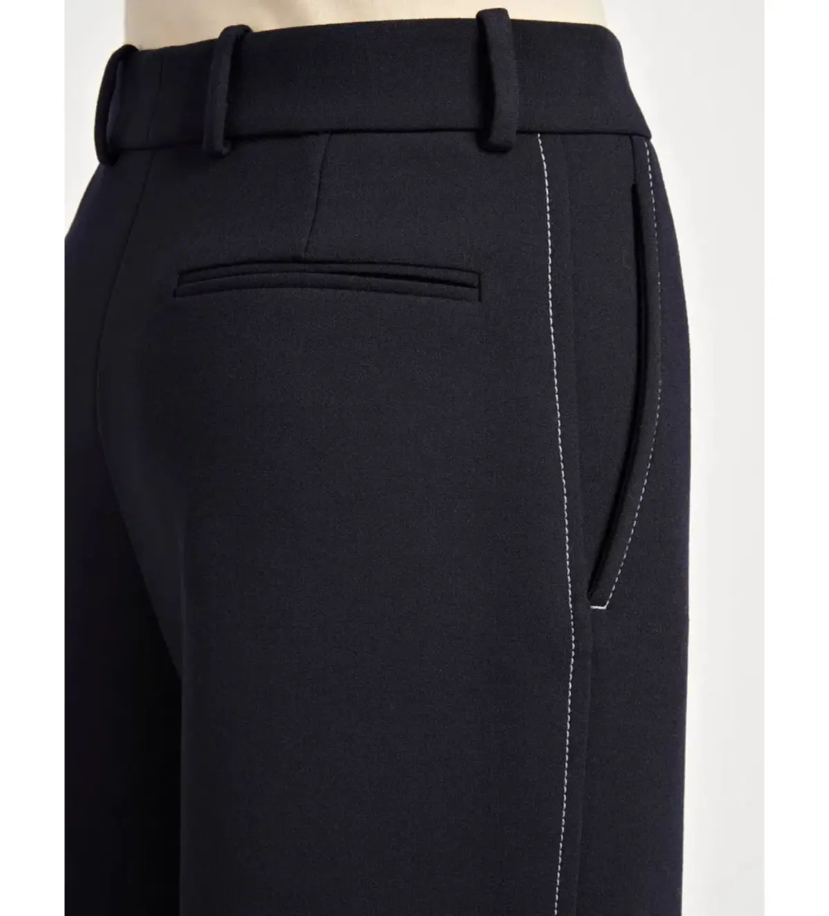 Joseph Bi-Stretch Ferrandi Crop Trousers Size AU 8 - Image 4
