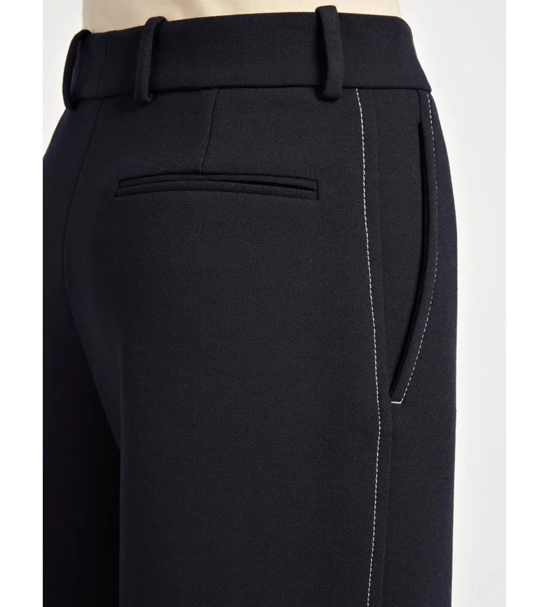 Joseph Bi-Stretch Ferrandi Crop Trousers Size AU 8 - Image 4