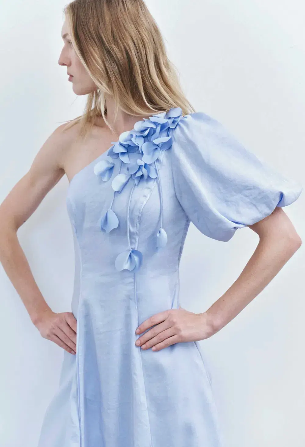Aje Camille Midi Dress Blue Size 8 - Image 6