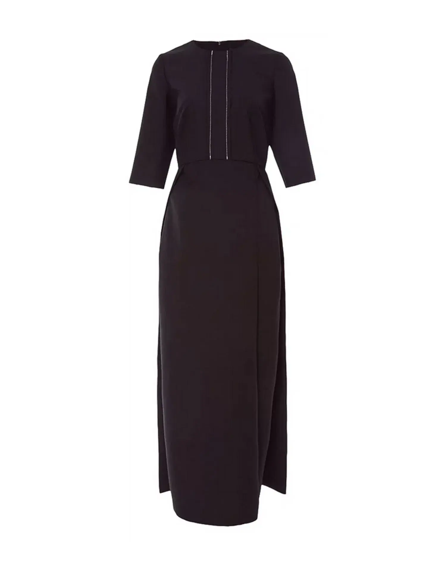 Ellery Vintage Wool Maxi Dress Black Size AU 8 - Image 1