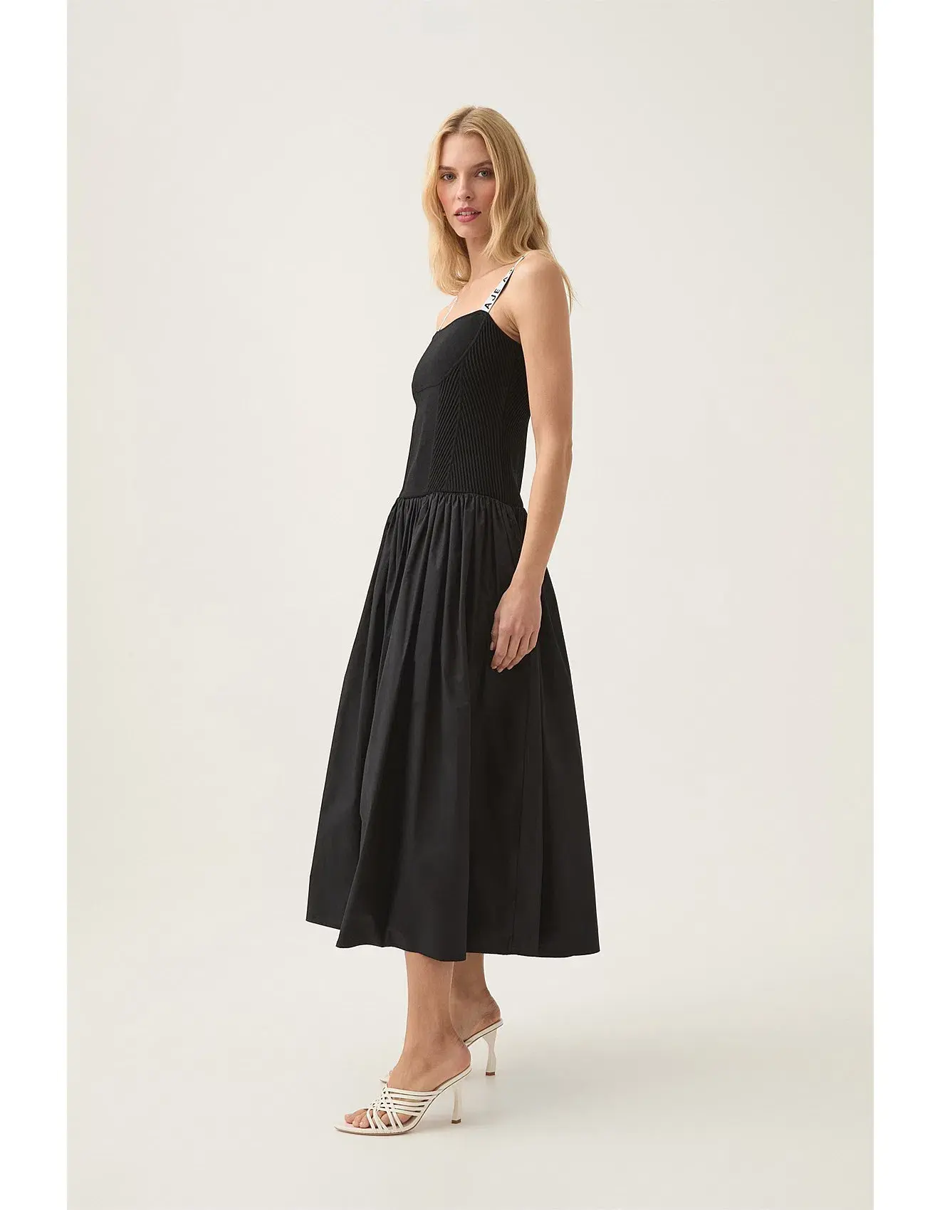 Aje Leana Knit Midi Dress in Black Size M / AU 10 - Image 2