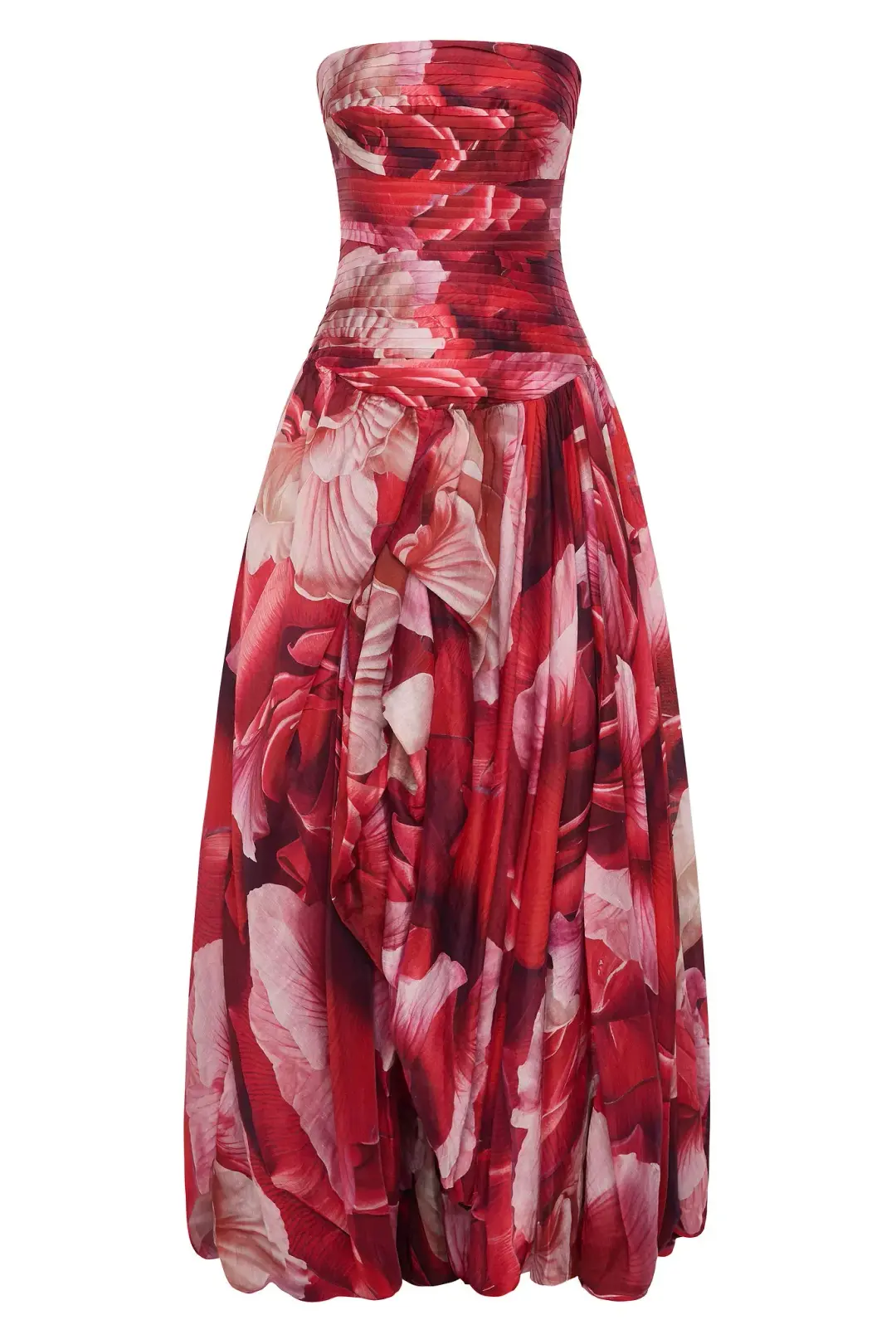 Aje Flora Gown Prismatic Floral Red Size AU 10/M for rent on The Volte - main image