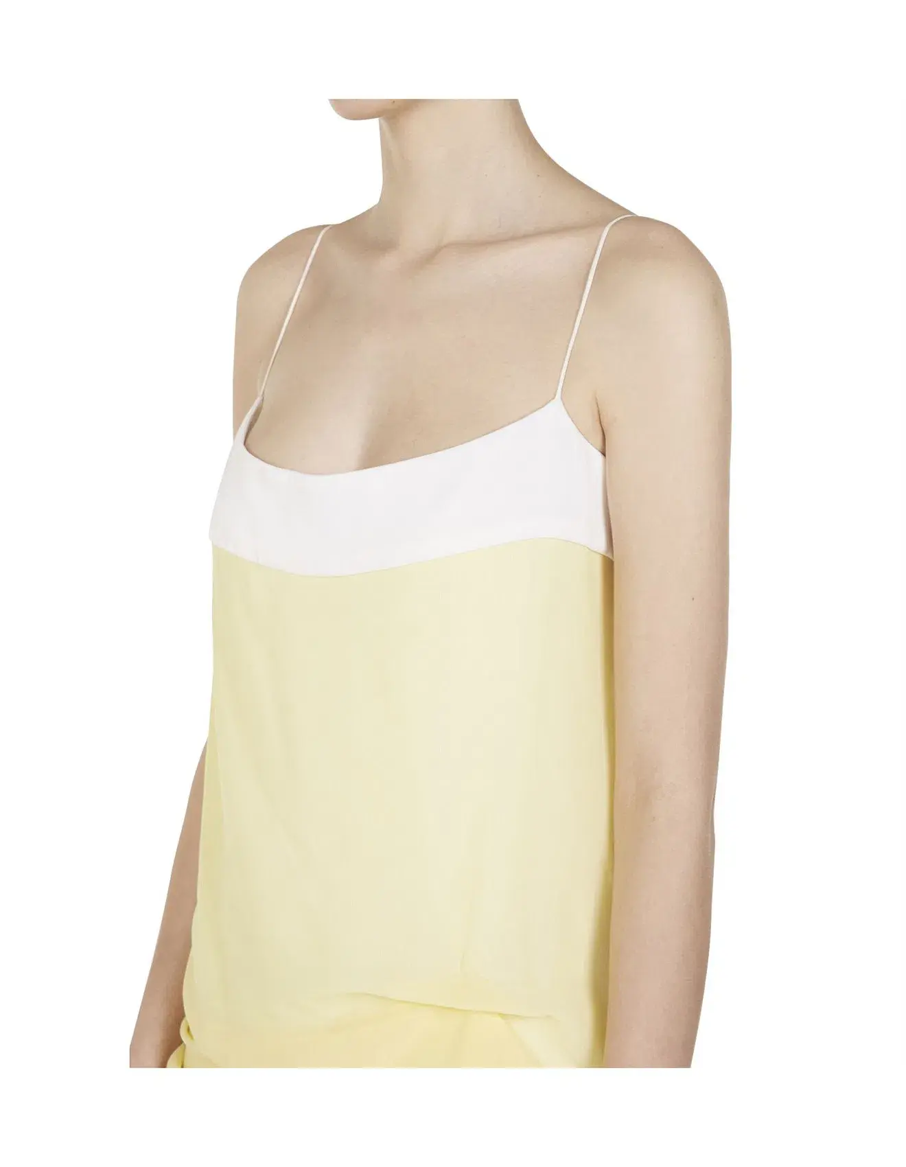 Christopher Esber Waffled Hem Yellow Dress Size AU 8 - Image 3
