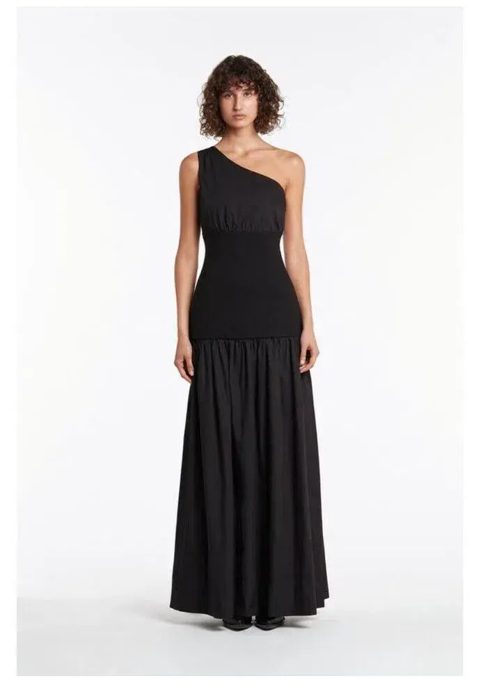 Sir The Label Sign One Shoulder Maxi Dress Black Size 1 / Size AU 6 - Image 1