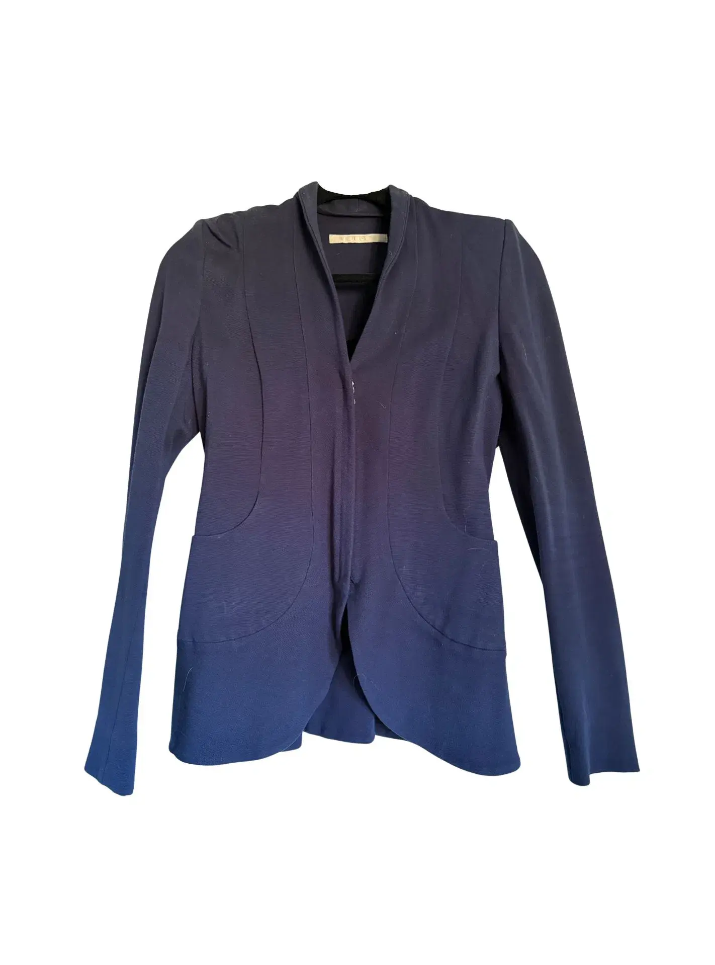 Willow Vintage Ponte Blazer Navy Size 6 - Image 1