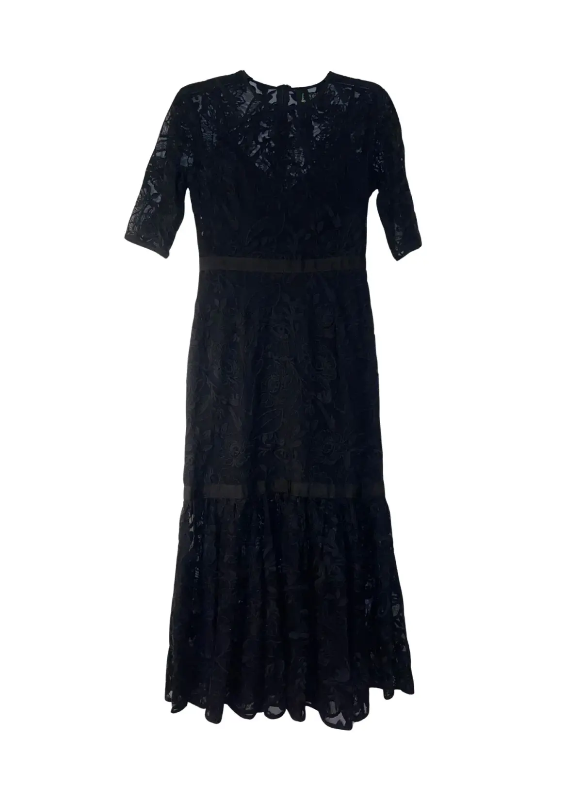 Romance Was Born Lace Dress Black Size 8 - Image 1