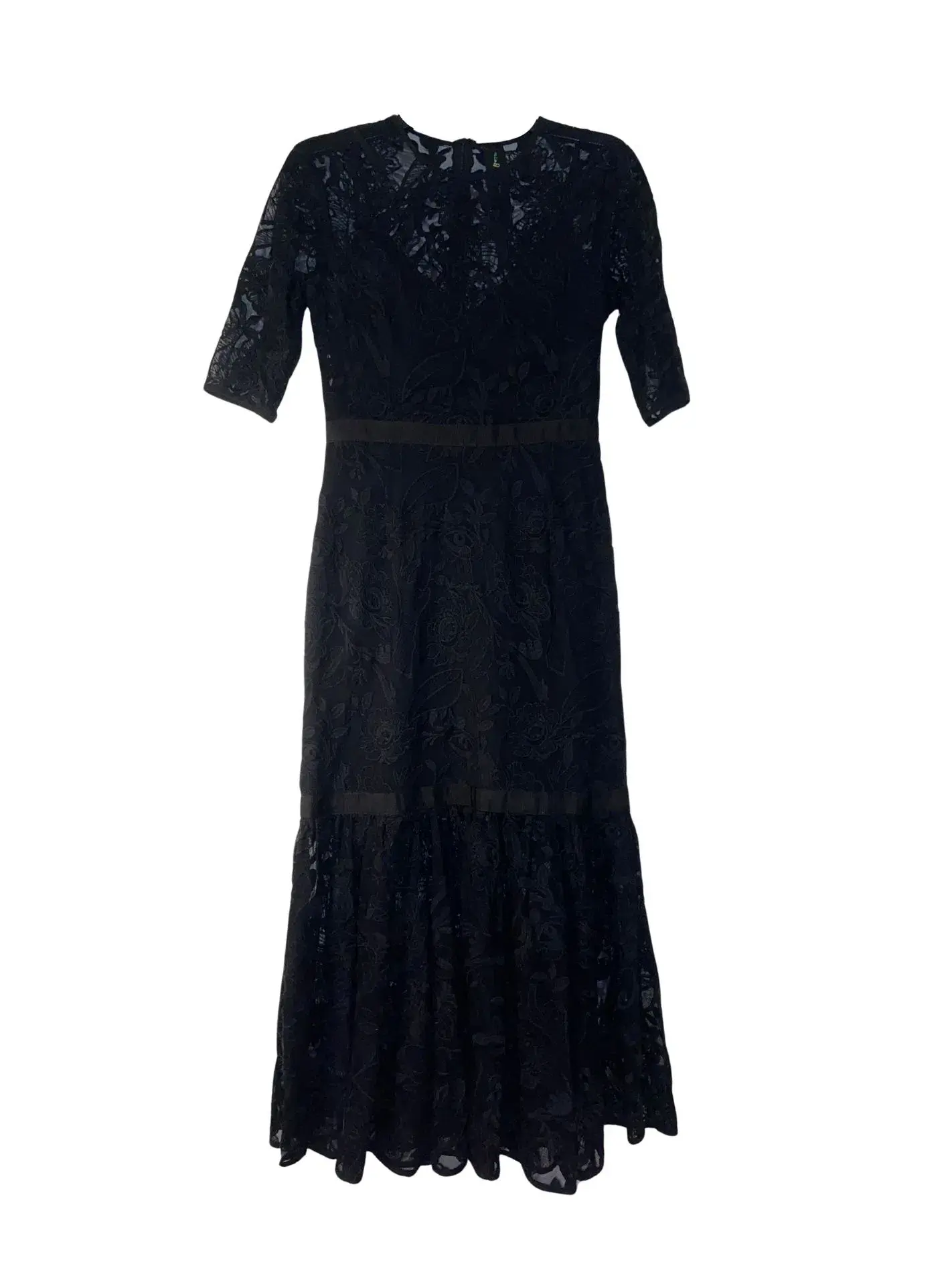 Romance Was Born Lace Dress Black Size 8 - Image 1