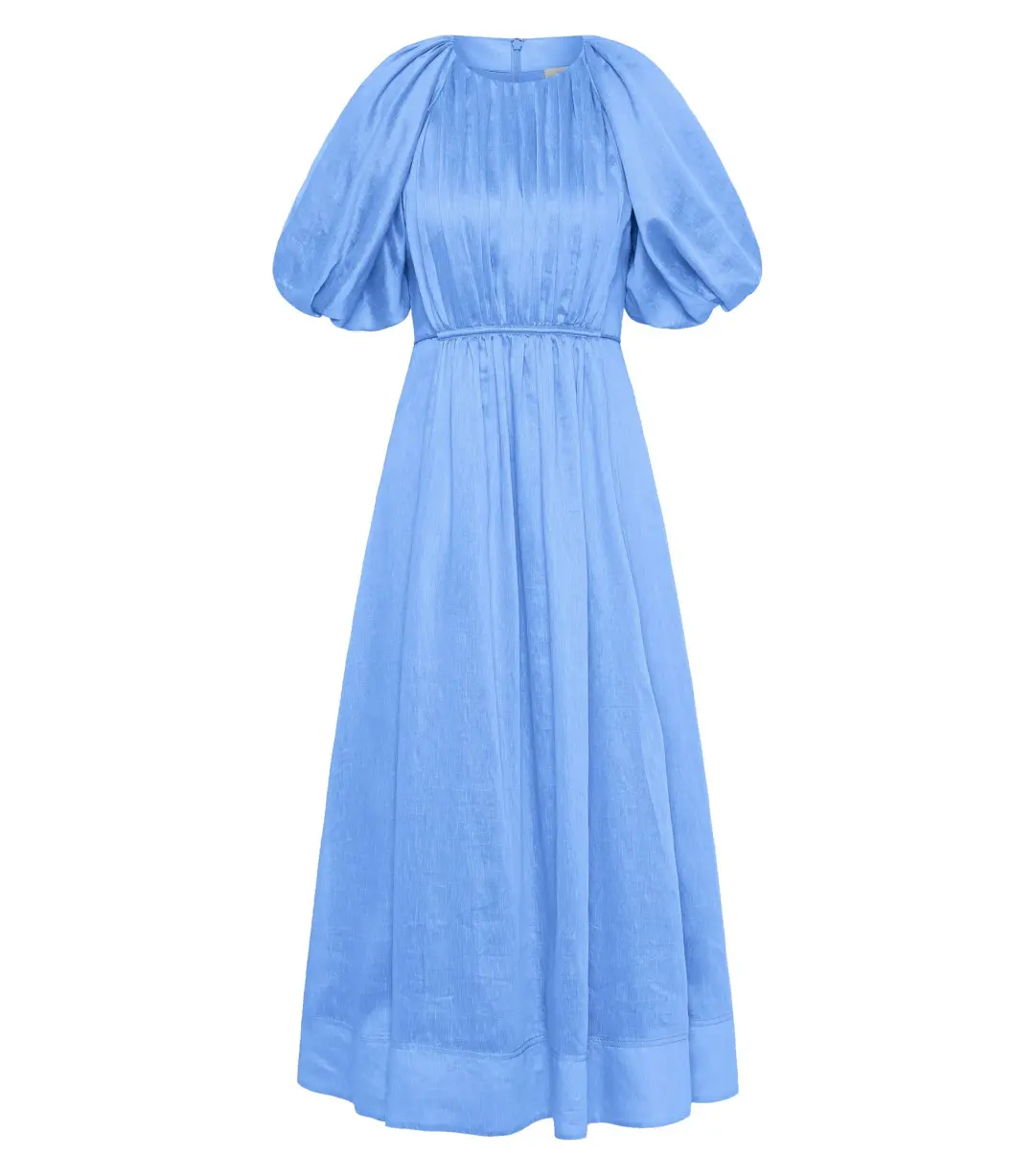 Aje Alma Midi Dress in Mist Blue Size AU 12 for rent on The Volte - main image