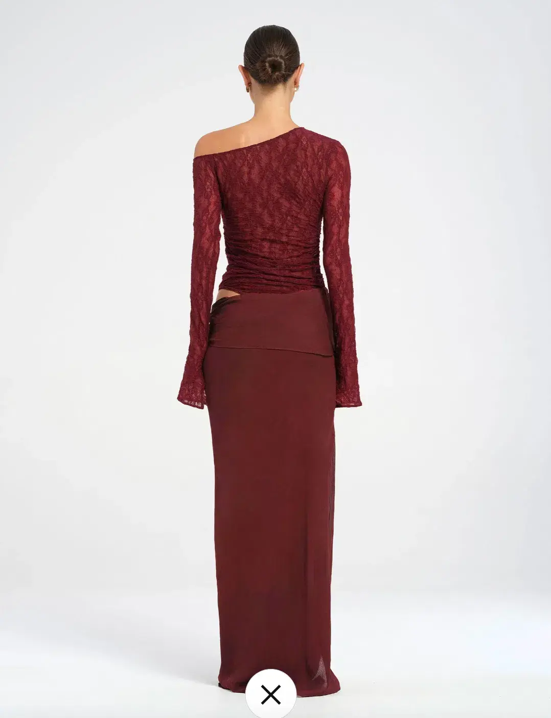 Benni Nova Maxi Dress Red Size 8  for rent on The Volte - main image
