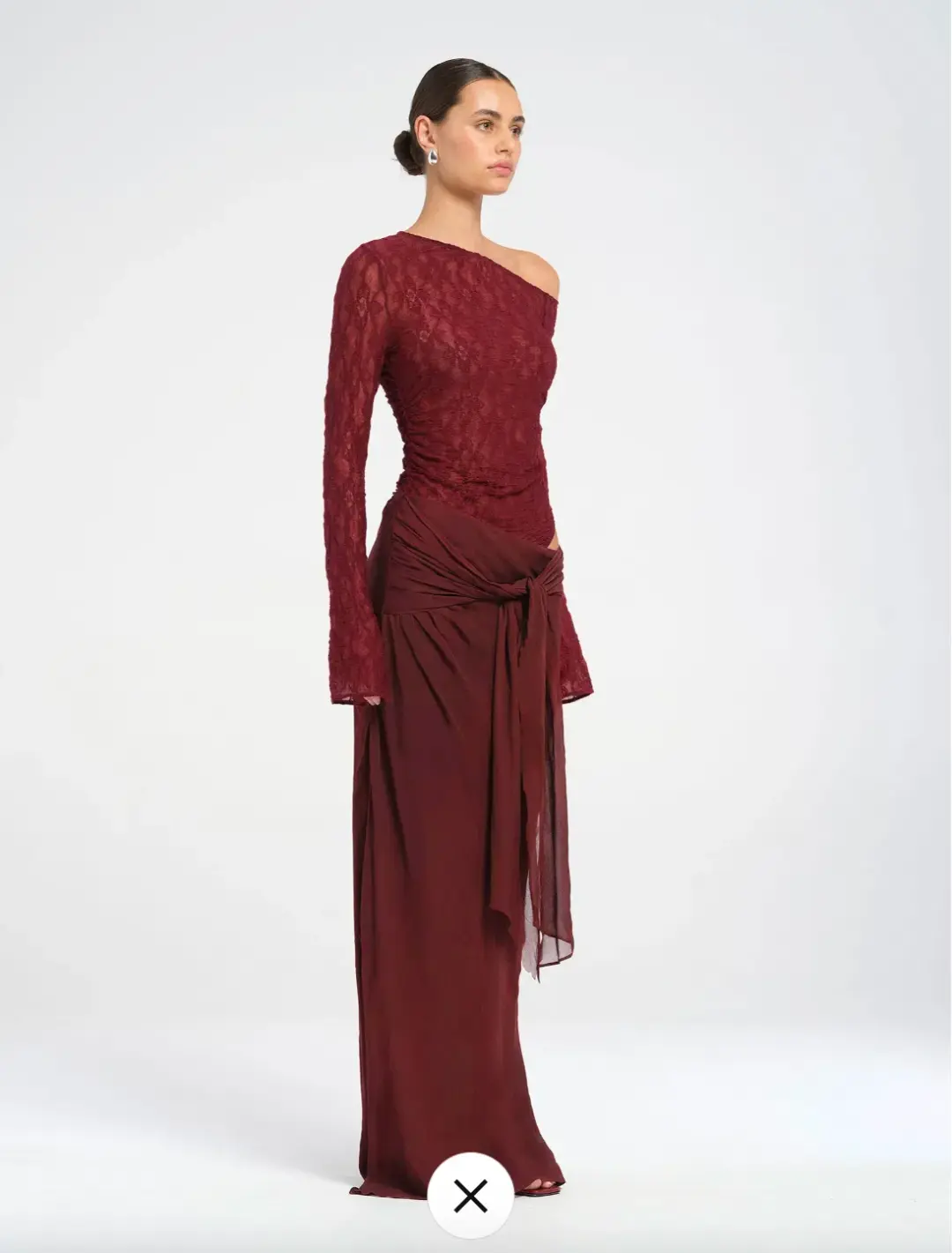 Benni Nova Maxi Dress Red Size 8  for rent on The Volte - main image