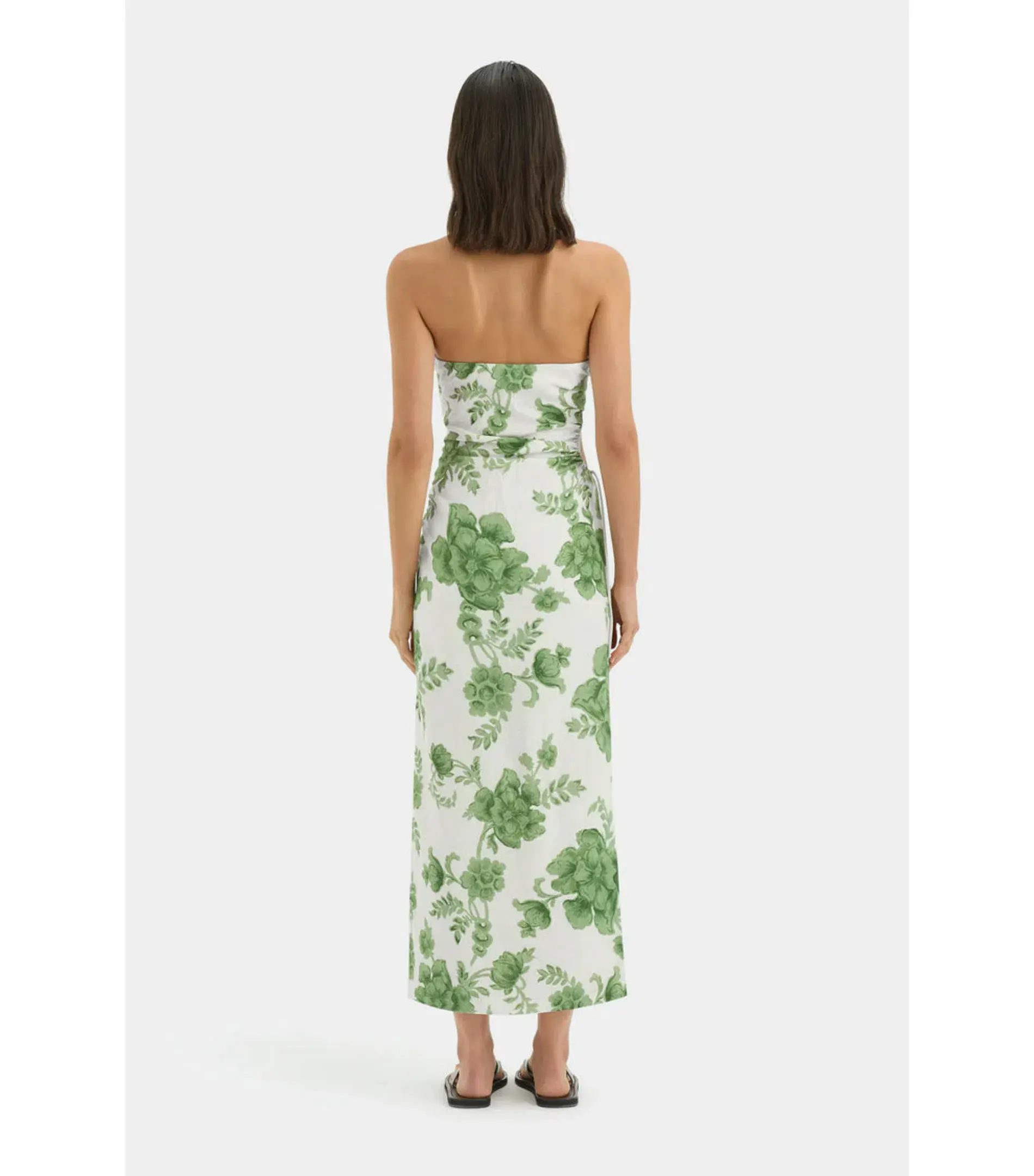 Sir the Label Gardella Strapless Midi Dress Frisa Print Size M / AU 10 - Image 3
