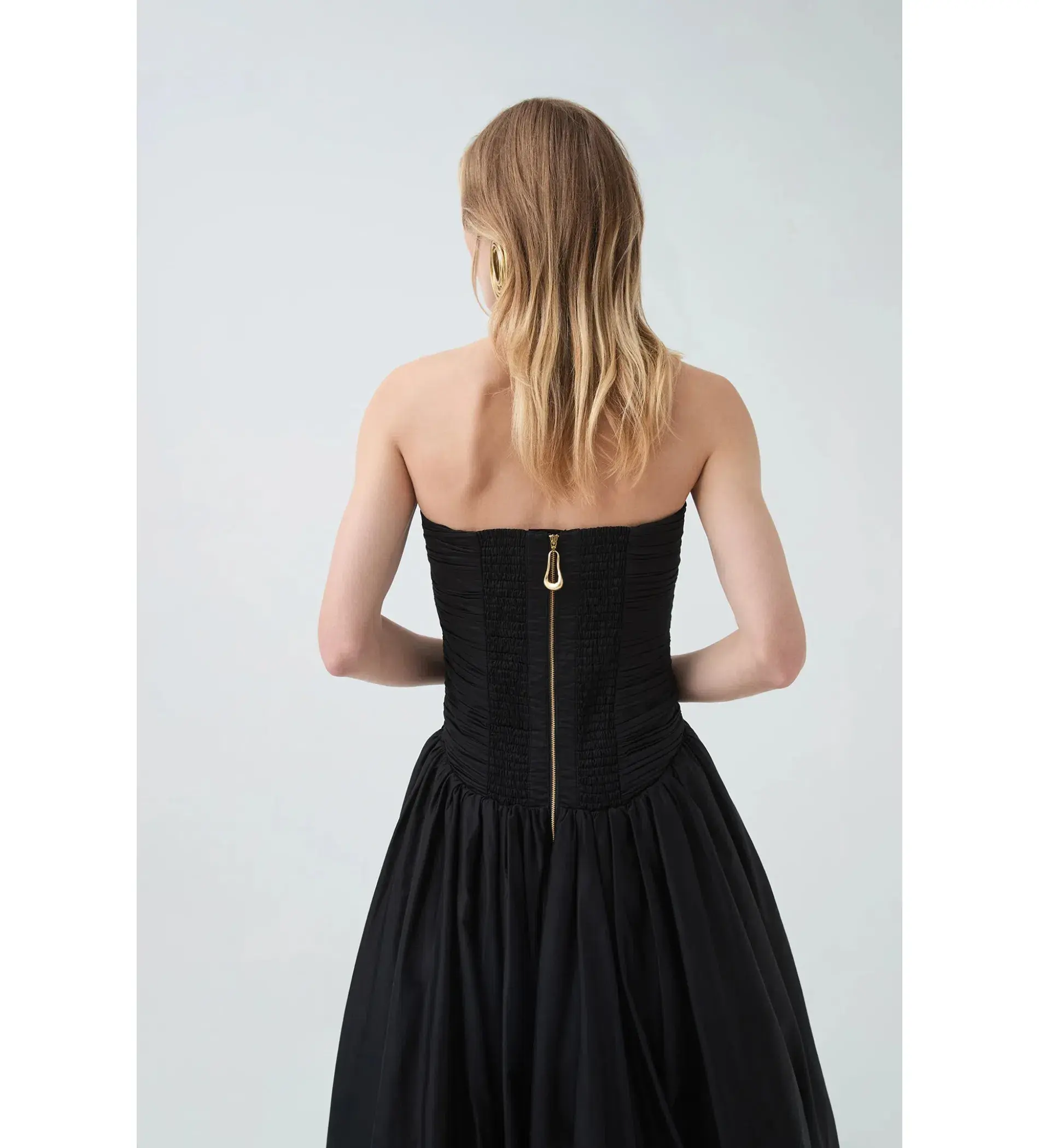 Aje Violette Bubble Hem Maxi Dress in Black Size XL / AU 14 - Image 4