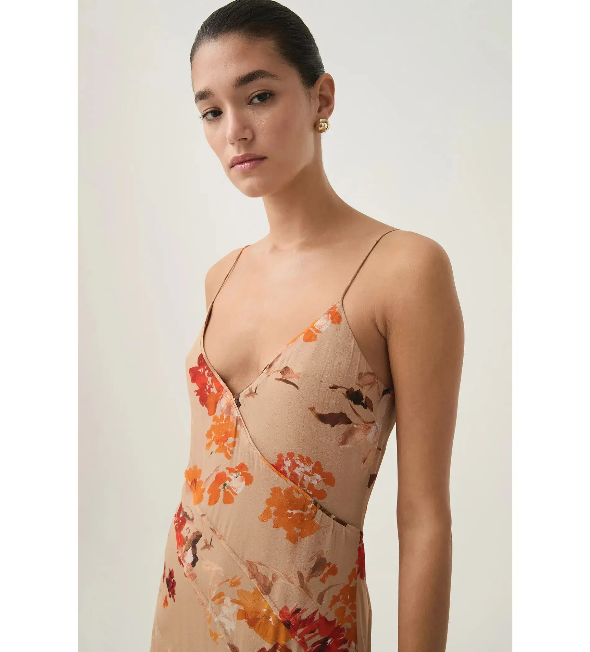 Aje Exurbia Seamed Midi Dress Meadow Blooms Size AU 10 - Image 5