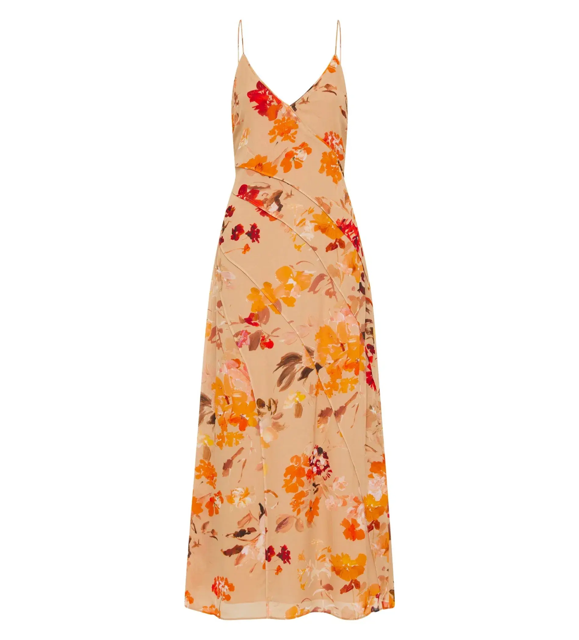 Aje Exurbia Seamed Midi Dress Meadow Blooms Size AU 10 - Image 6