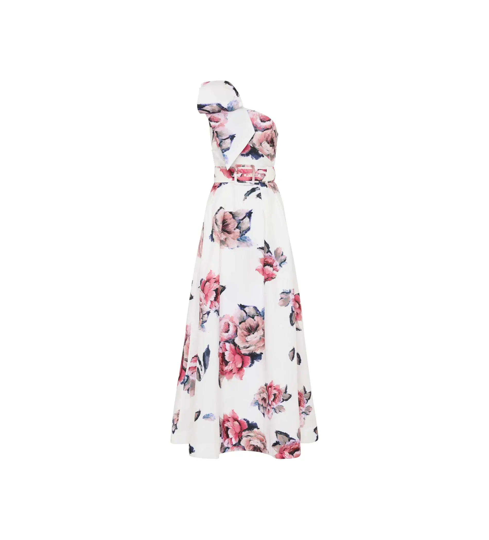 Rebecca Vallance Aveline One Shoulder Gown White Floral Size AU 10 - Image 6
