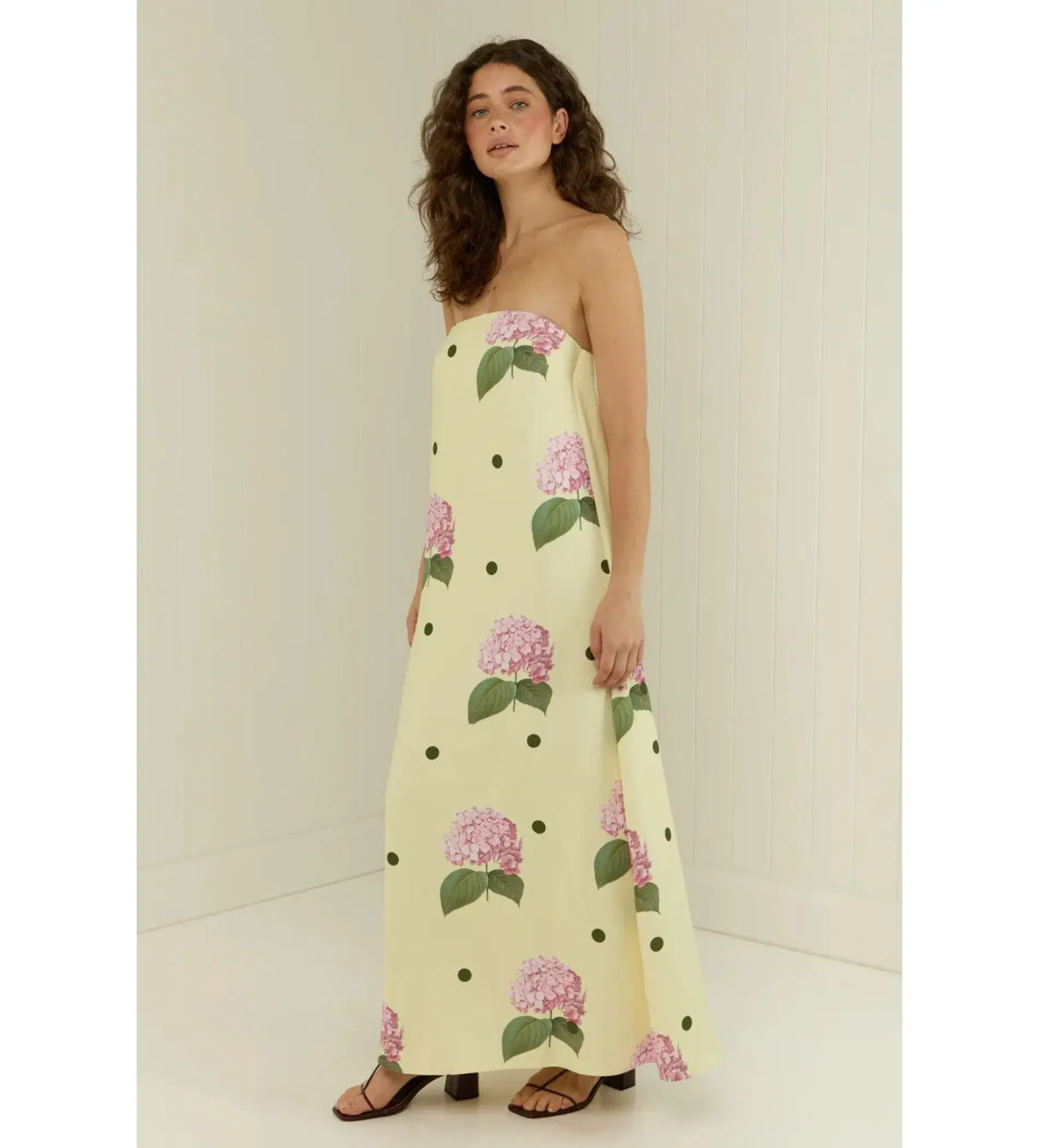 Palm Noosa Alessia Maxi Dress Portofino Polka Dot Size AU 10 - Image 2