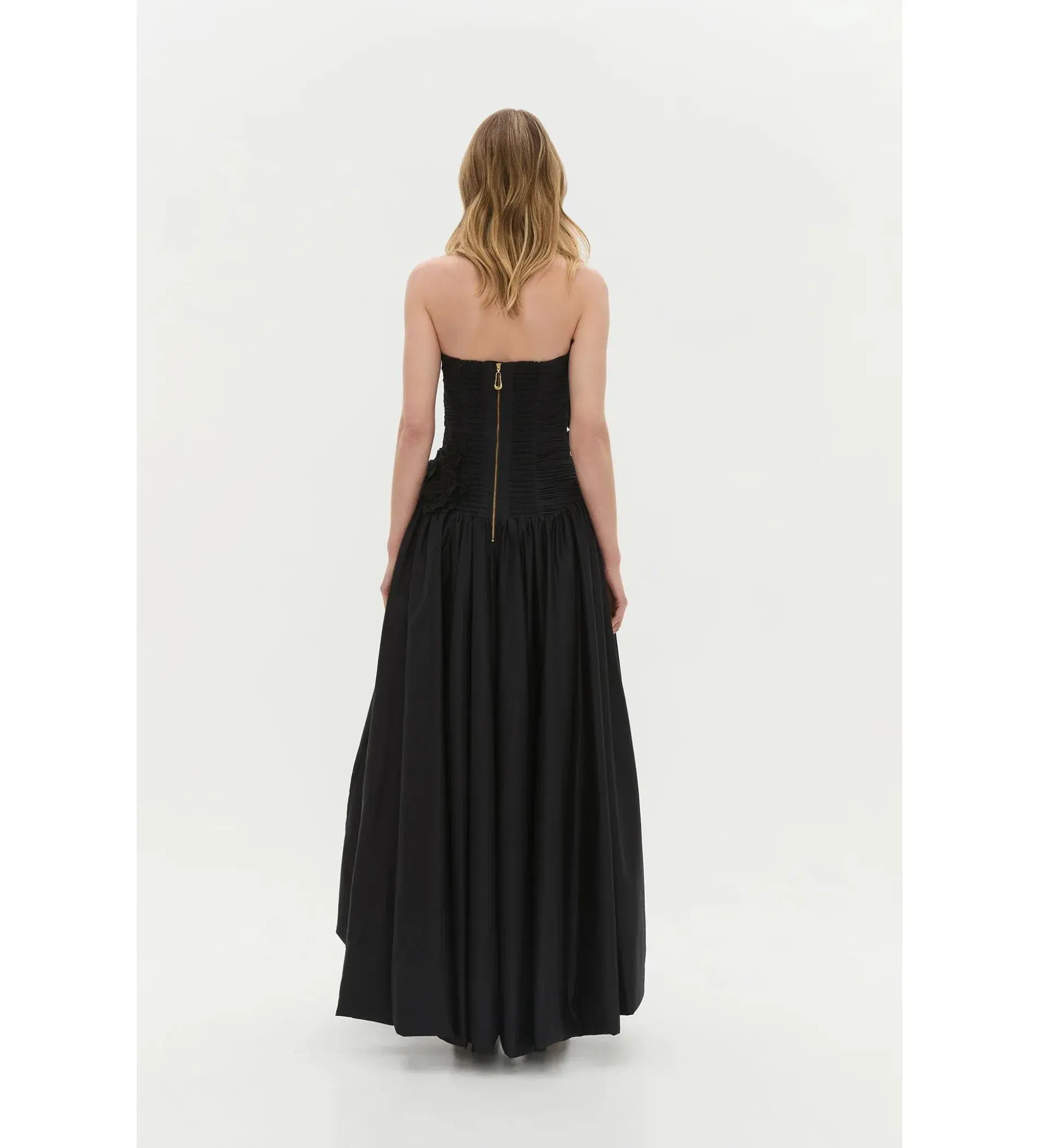 Aje Splendour Flower Gown Black Size AU 8 - Image 3