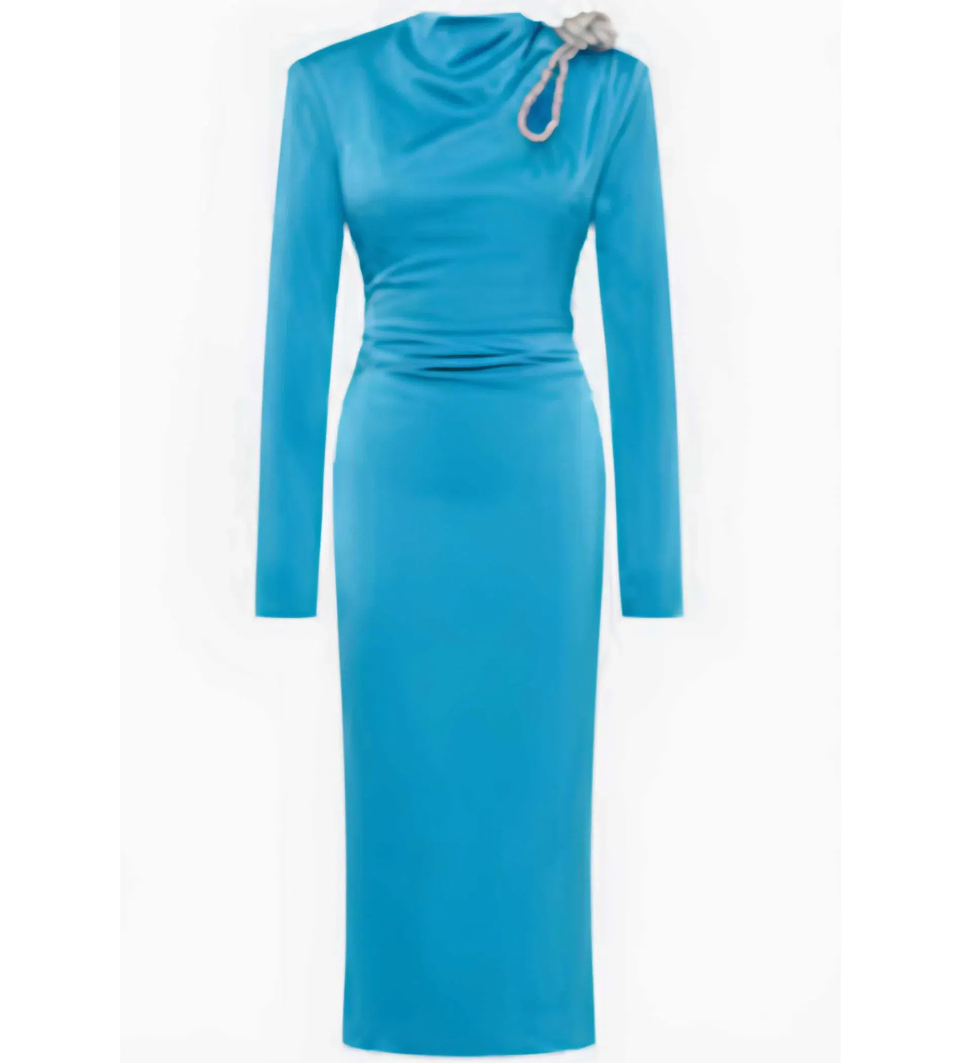 Rachel Gilbert Henrietta Midi Dress Blue Size AU 14 - Image 1