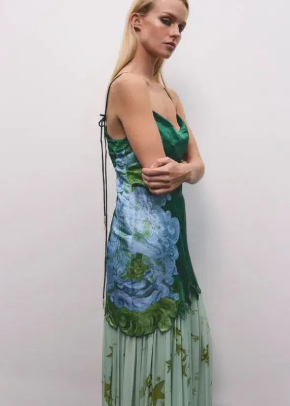Antipodean Runaway Star Drop Waist Gown Size AU 8 - Image 5