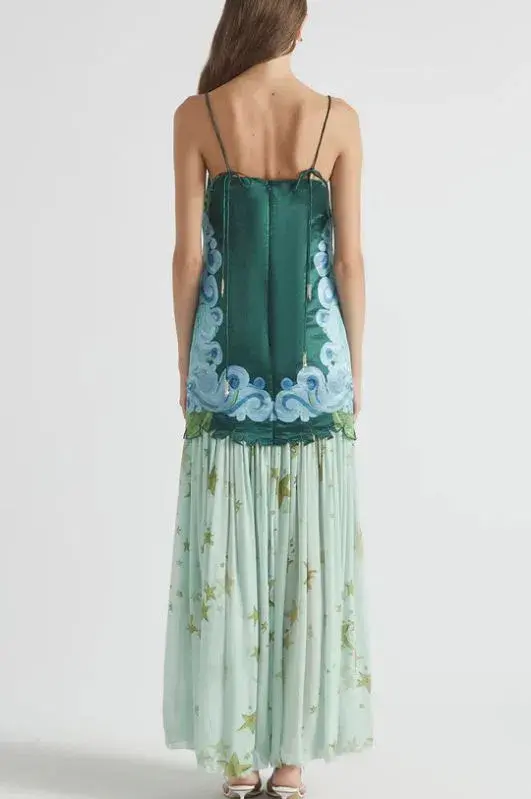 Antipodean Runaway Star Drop Waist Gown Size AU 10 - Image 3