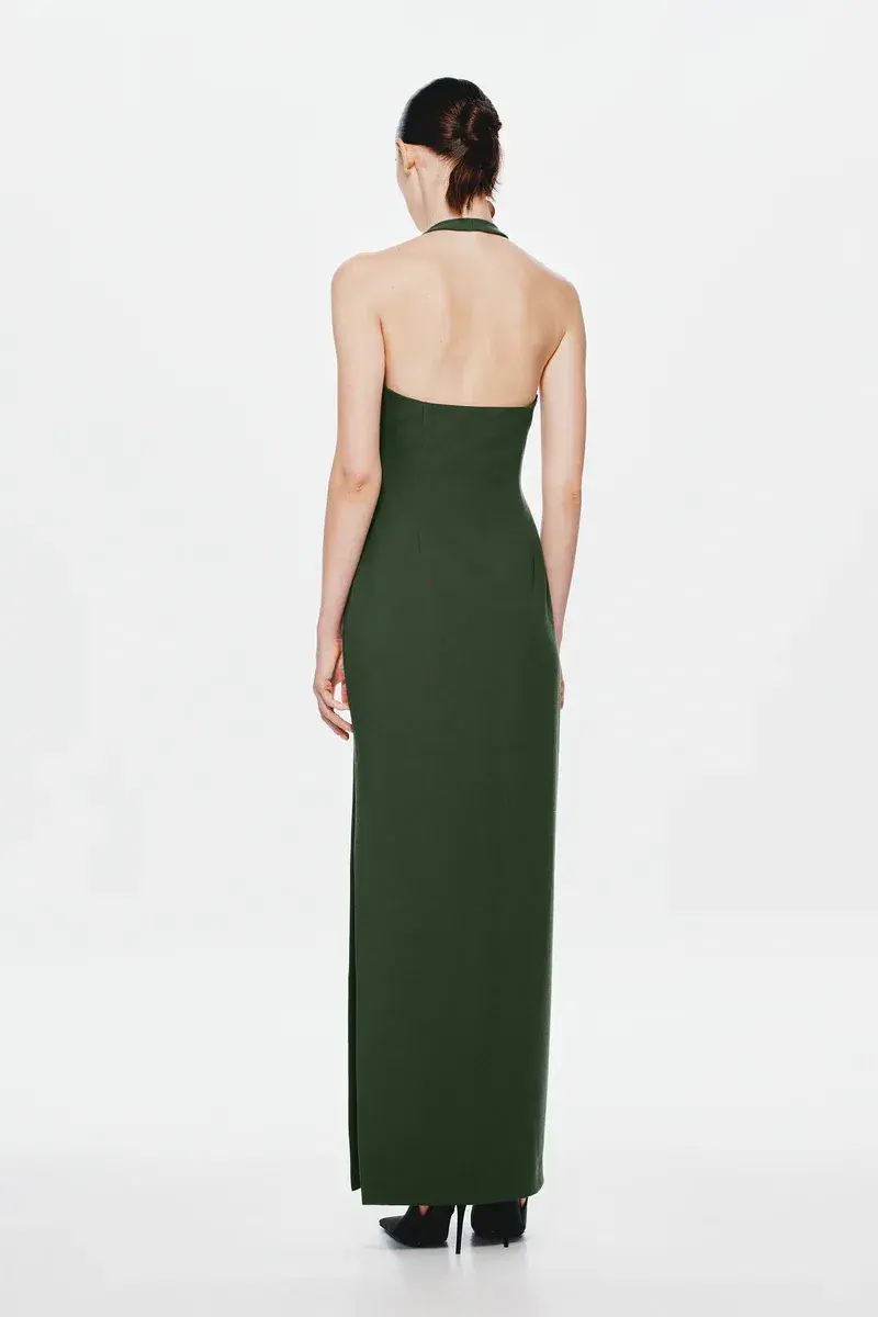 Misha The 'Alusia' Maxi Dress Forest Size 10 - Image 2