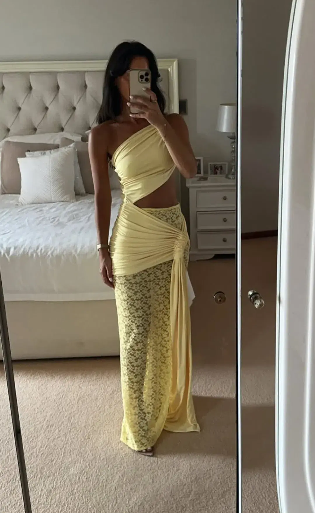 Deconduarte Paridiso Maxi Dress Yellow Size XS/6 - Image 4