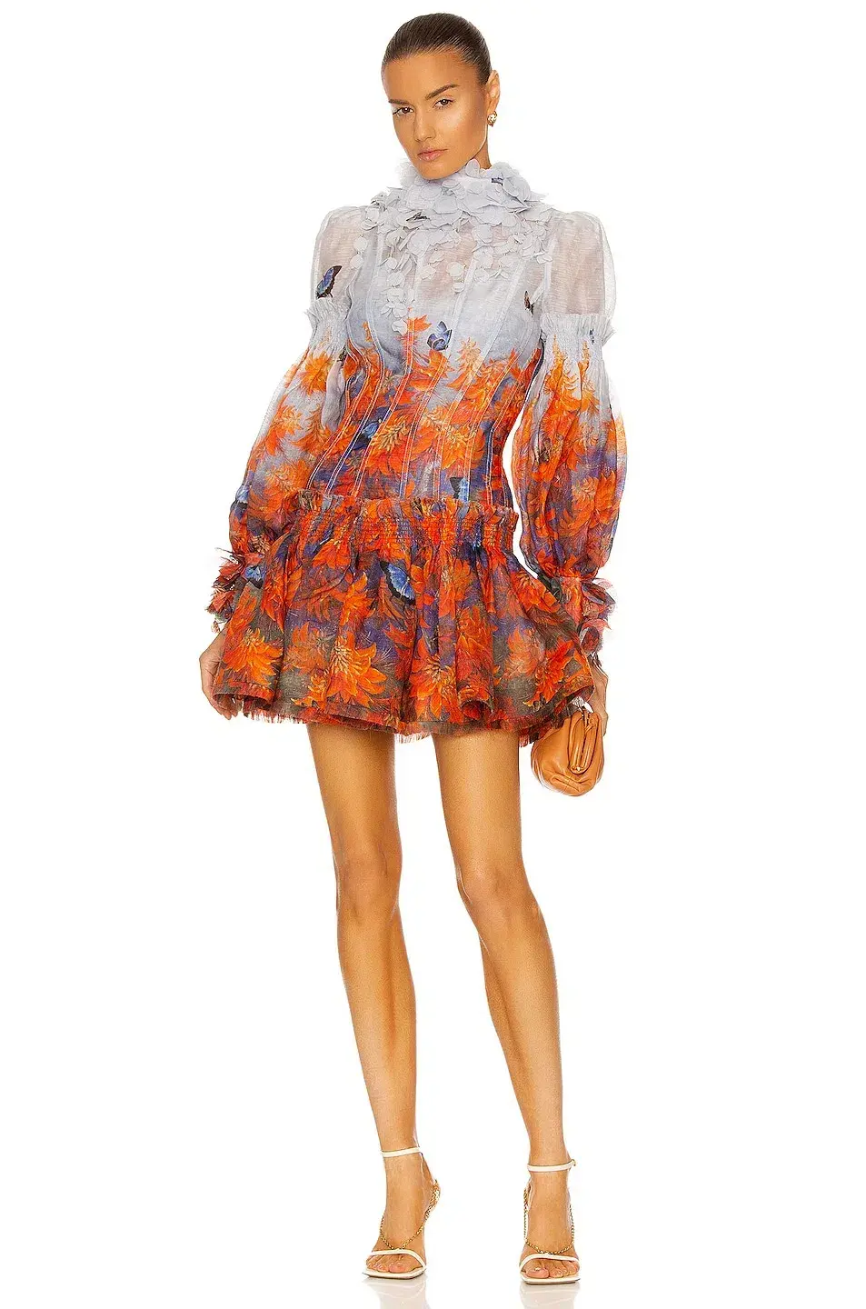 Zimmermann Botanica Wildflower Mini Dress Multi Size 2 /AU 12  for rent on The Volte - main image