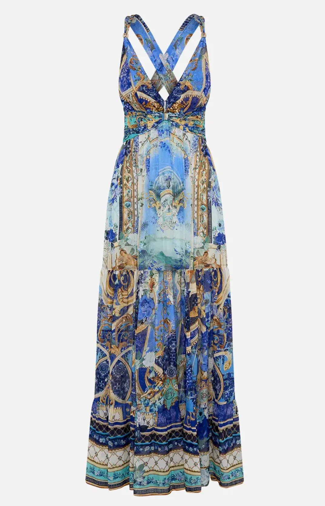 Camilla Views of Vesuvius Dress Blue Size 8  - Image 4