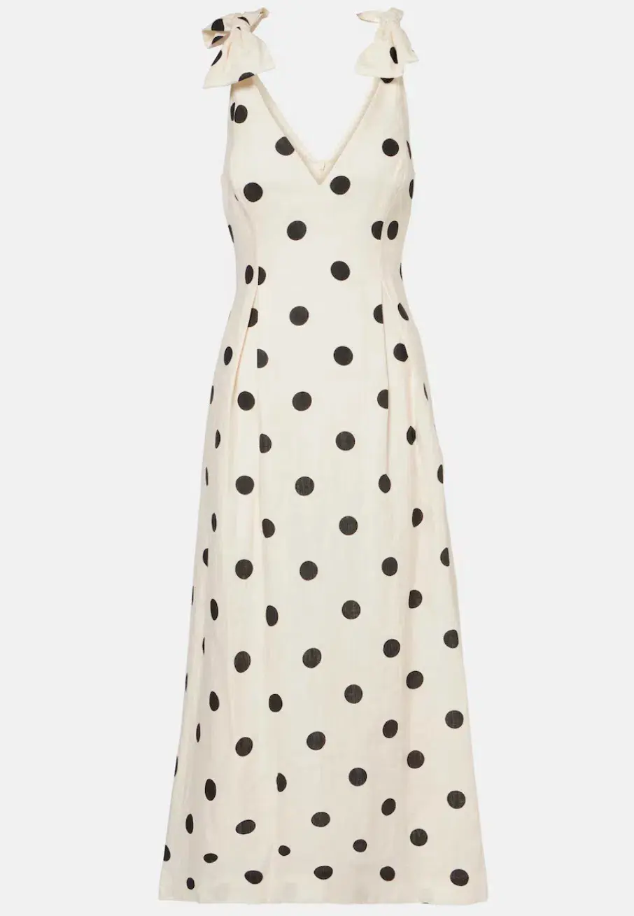 Zimmermann Crush V Neck Midi Dress Print  Size 0/Au 8  - Image 3