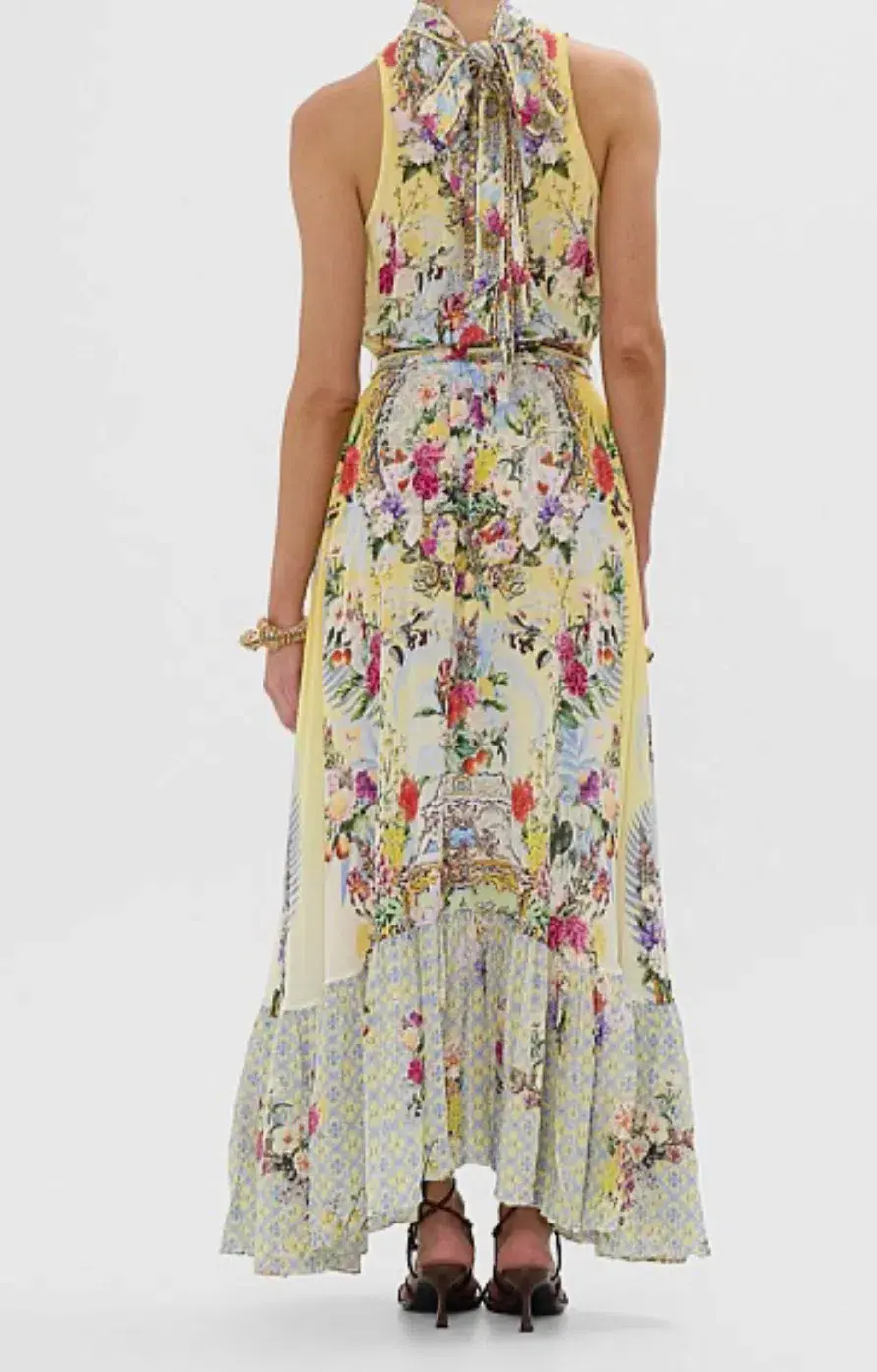 Camilla Necktie Dress With Elasticated Waist Size S/Au 10  - Image 2