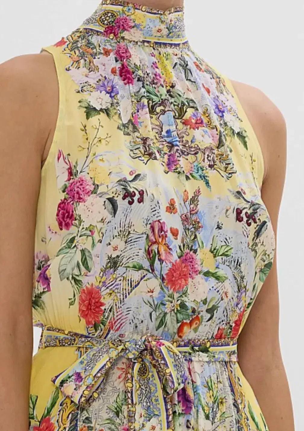 Camilla Necktie Dress With Elasticated Waist Size S/Au 10  for rent on The Volte - main image