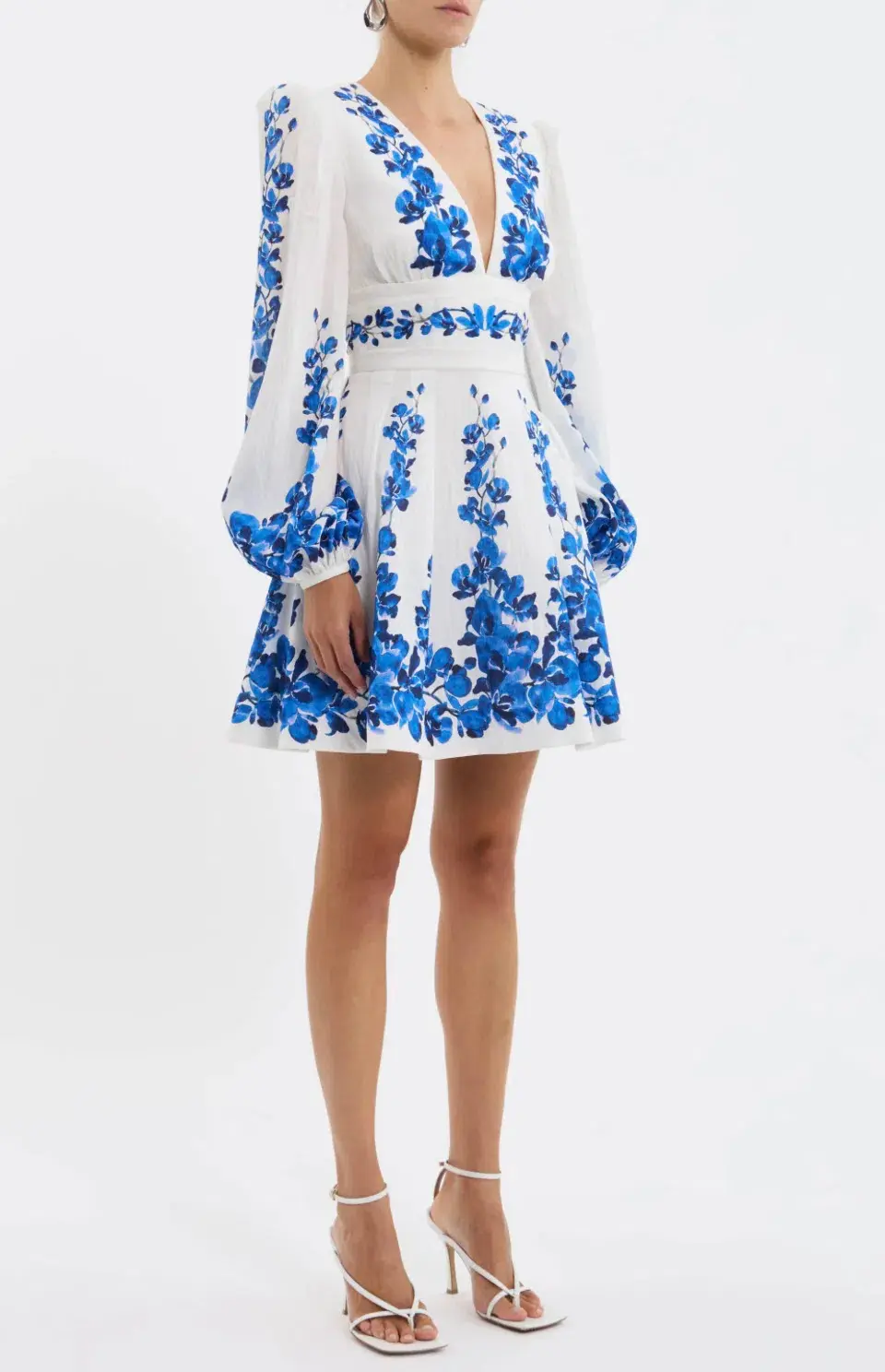 Rebecca Vallance Orchid Blues Mini Dress Size AU 12 - Image 1