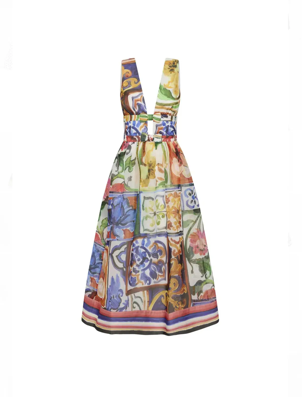 Rebecca Vallance Ruffo Midi Dress Size AU 12 - Image 1