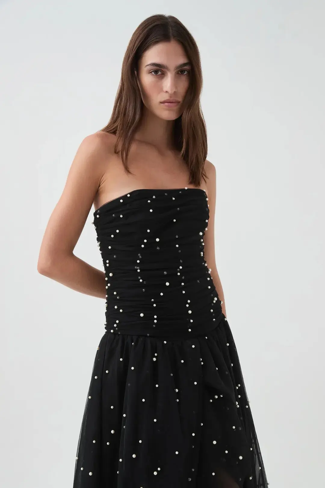 Aje Juniper Gown Size Black AU 10  for rent on The Volte - main image