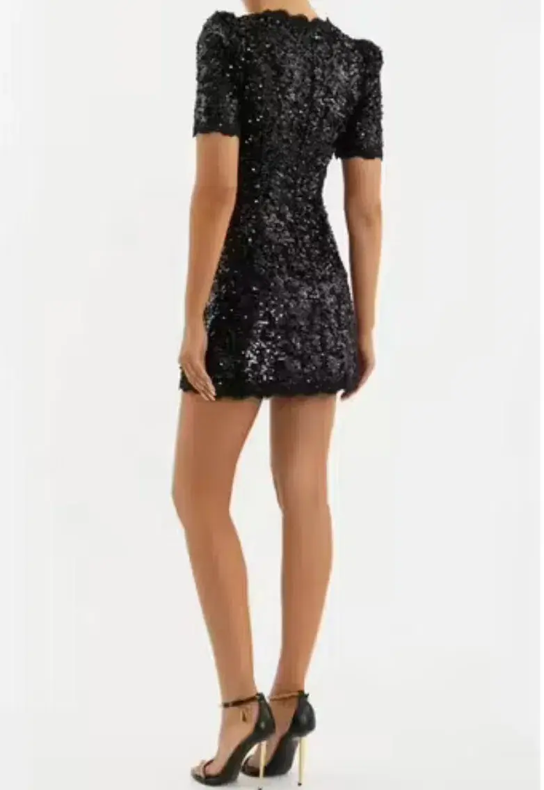 Rebecca Vallance Diana Bow Mini Dress Size AU 8 - Image 3