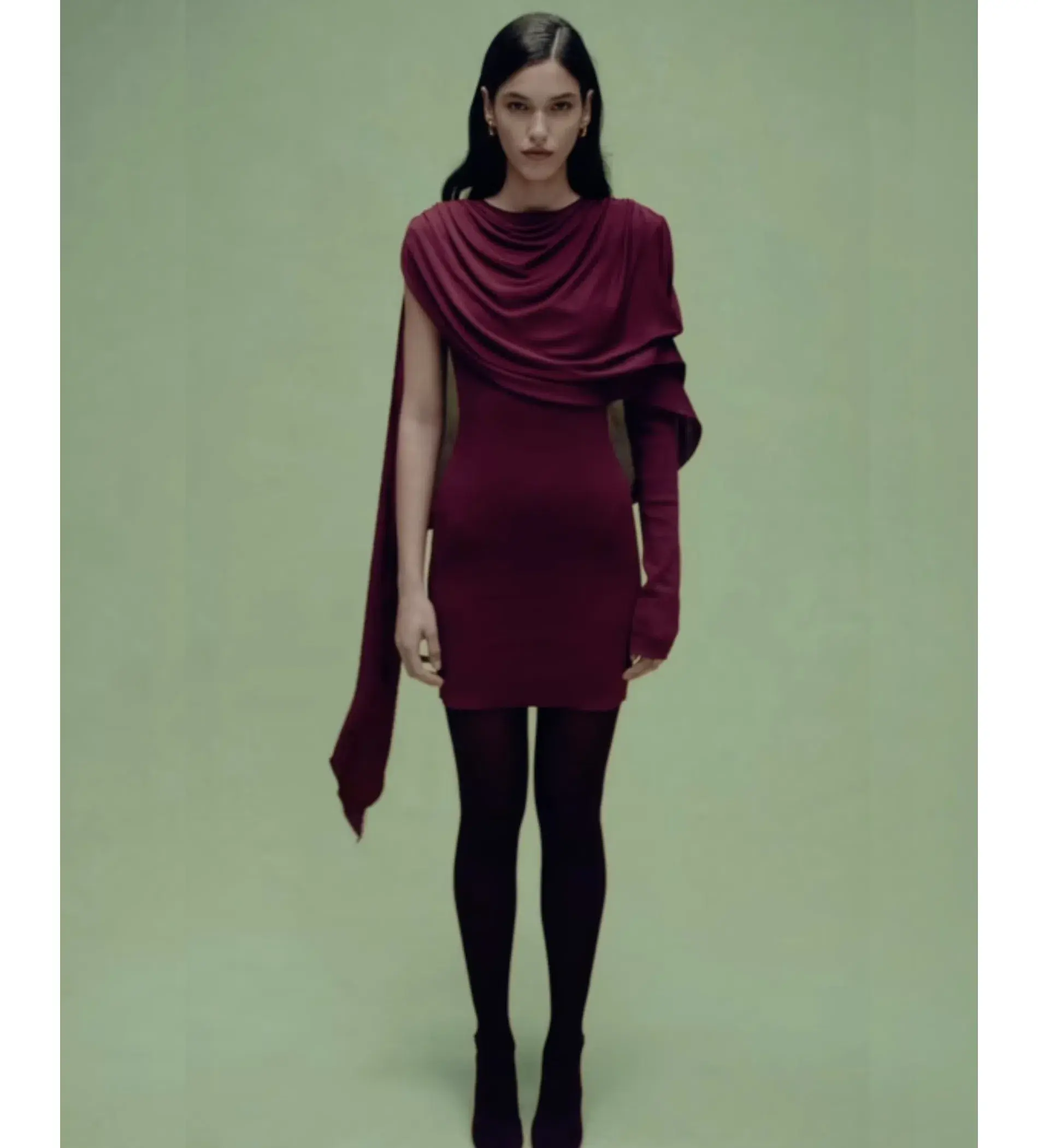Arakii Knit Mini Dress Red Size XS AU 6 - Image 2