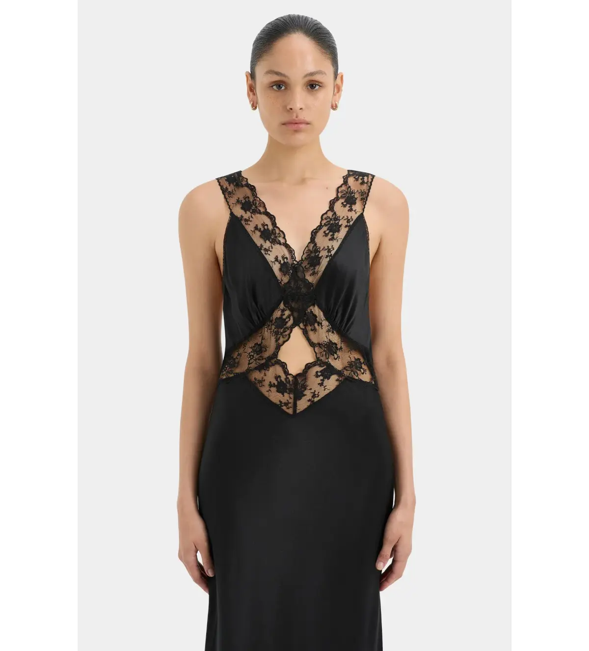Sir the Label Aries Cut Out Gown Black Size 1 AU 8 - Image 4